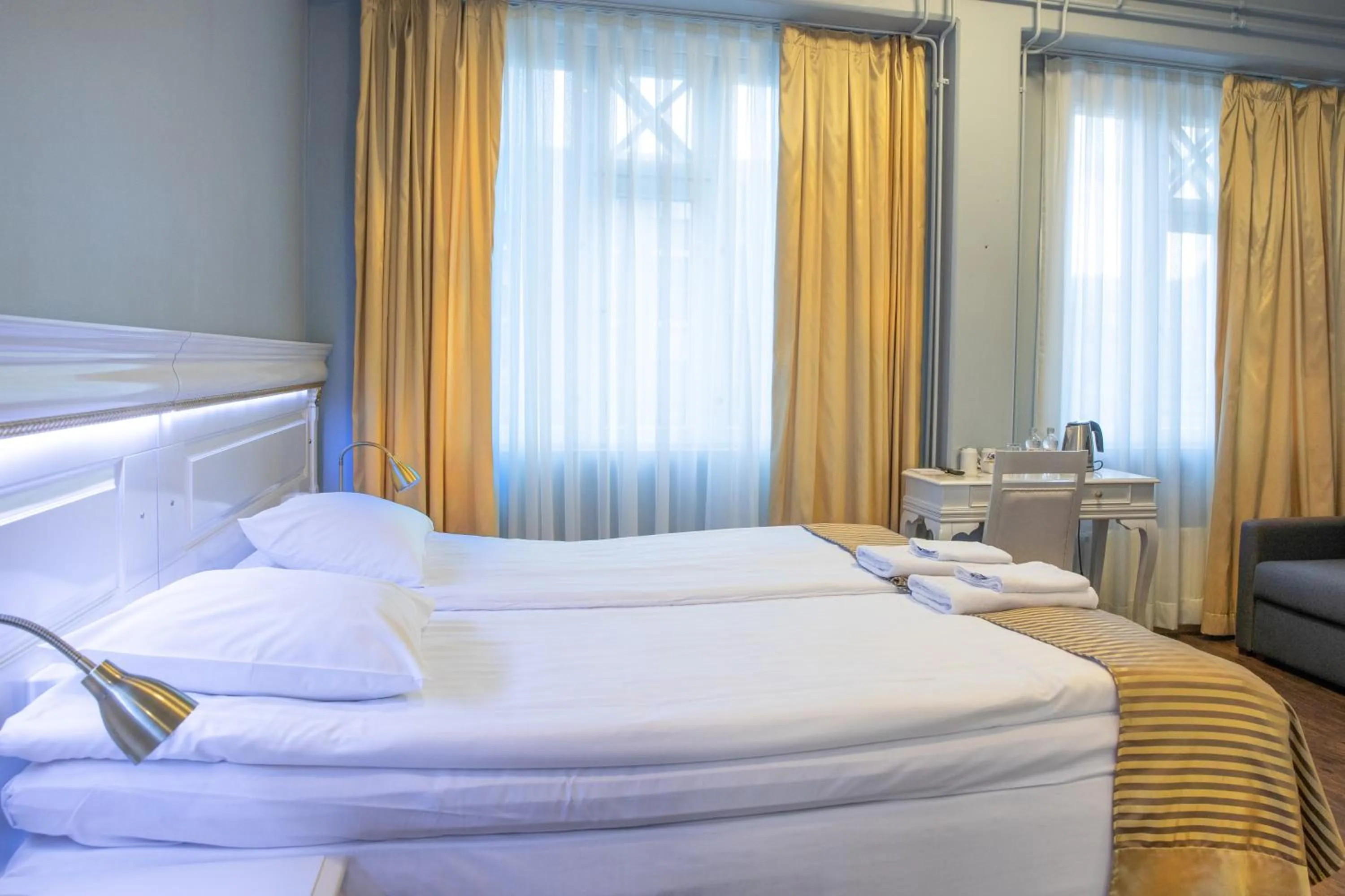 Bed in Hotel Golden Dome Iisalmi