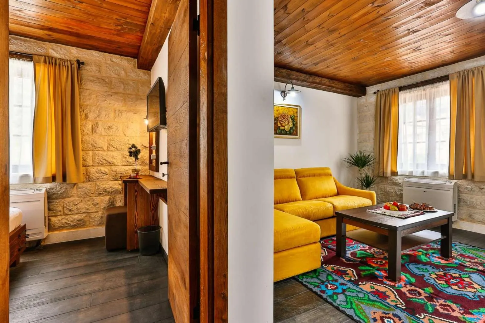 Living room, Bed in Stara Čaršija Hotel & SPA