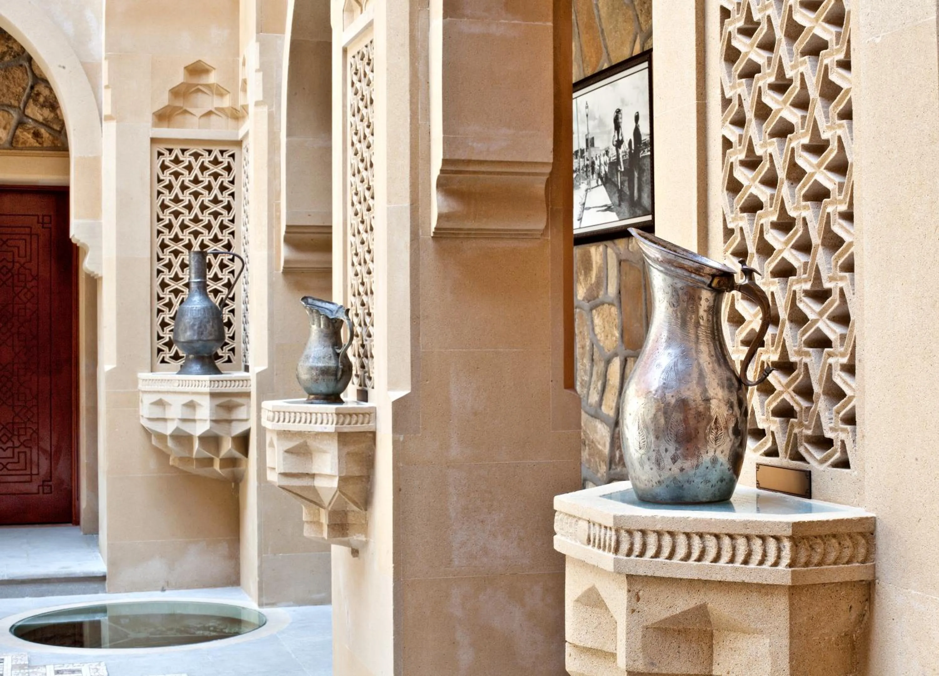 Decorative detail in Shah Palace Luxury Museum Hotel