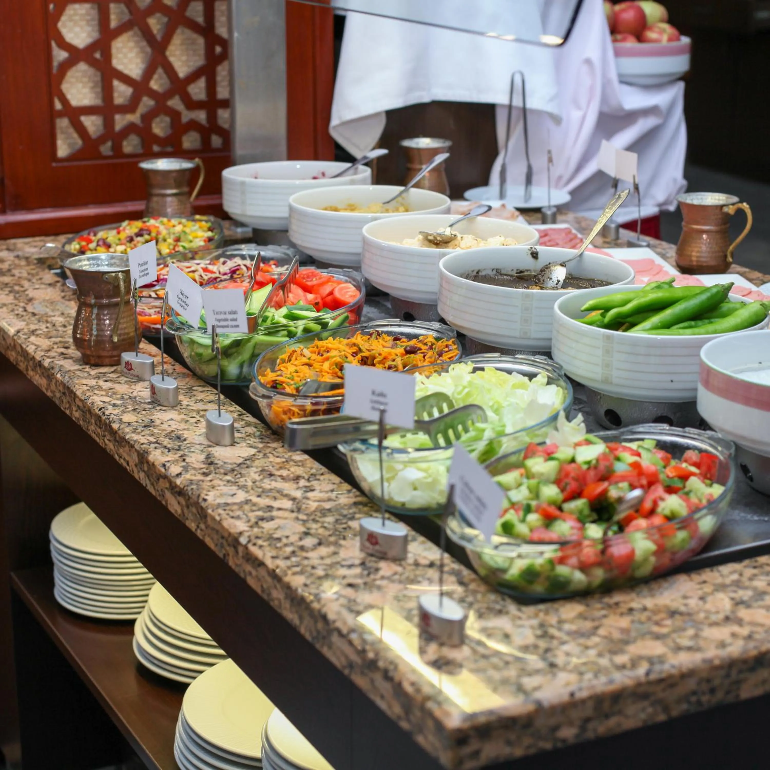 Food and drinks in Shah Palace Luxury Museum Hotel