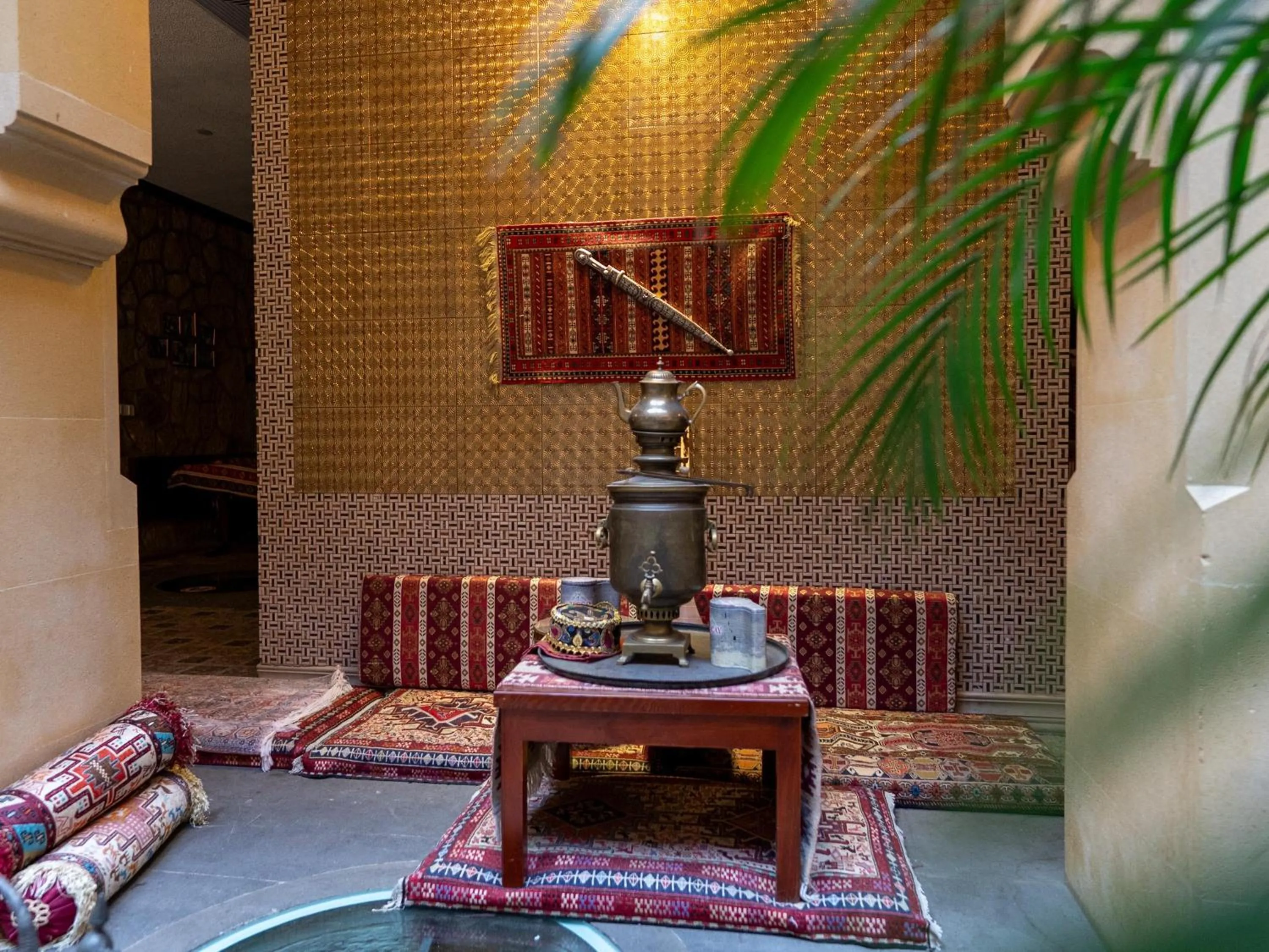 Seating area in Shah Palace Luxury Museum Hotel