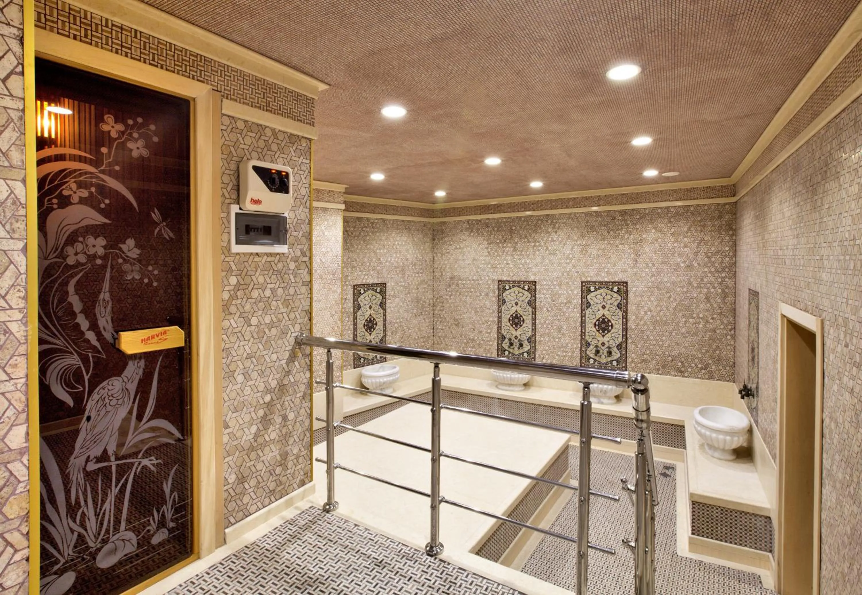 Steam room in Shah Palace Luxury Museum Hotel
