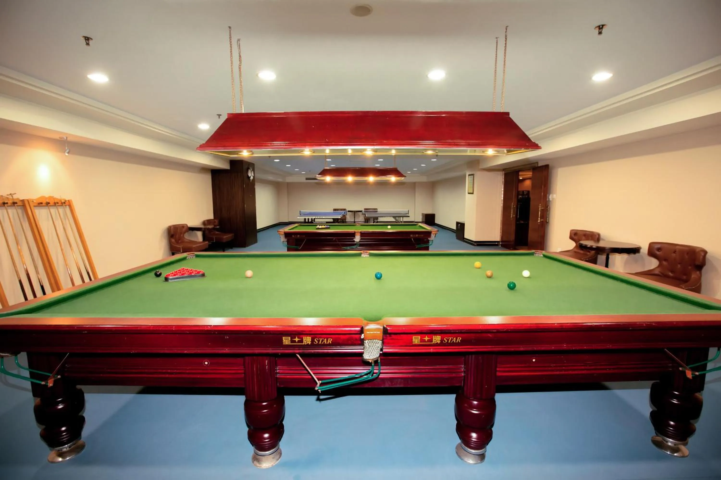 Billiard, Billiards in Golden Gulf Hotel Yantai