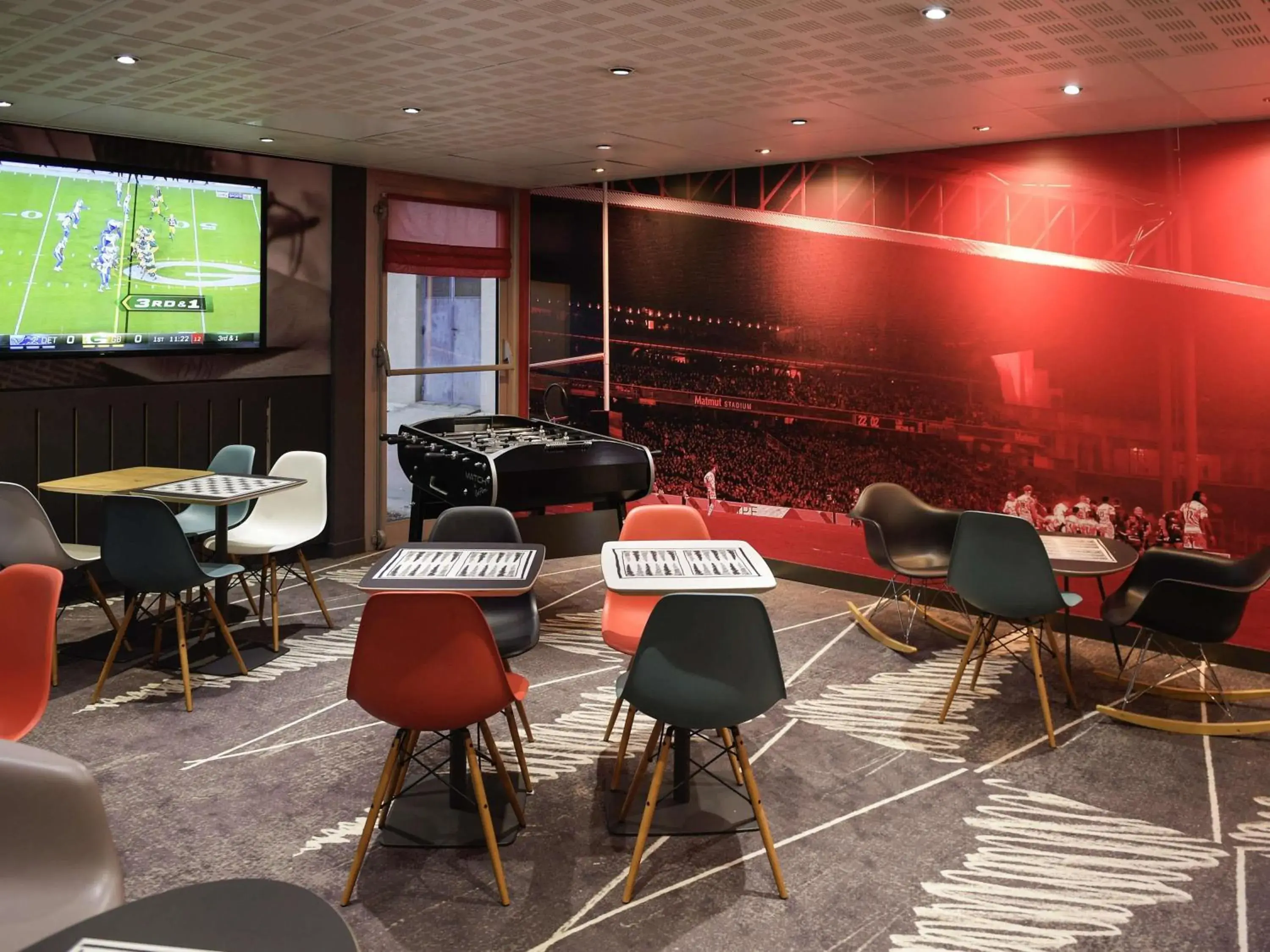 Lounge or bar in ibis Lyon Gerland Merieux Lounge or bar in ibis Lyon Gerland Merieux