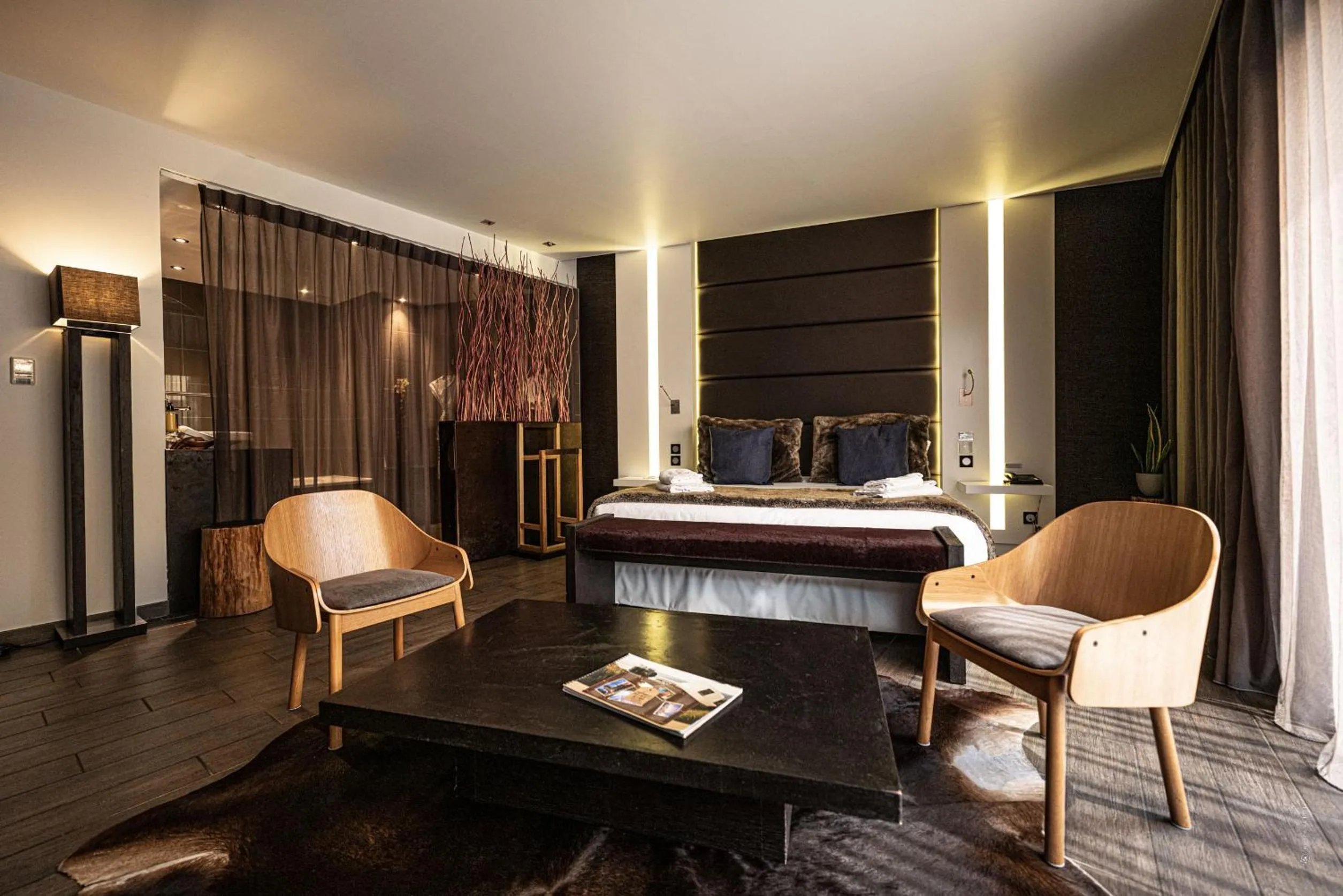 Seating area in Hôtel Le Parc - La Table de Franck Putelat