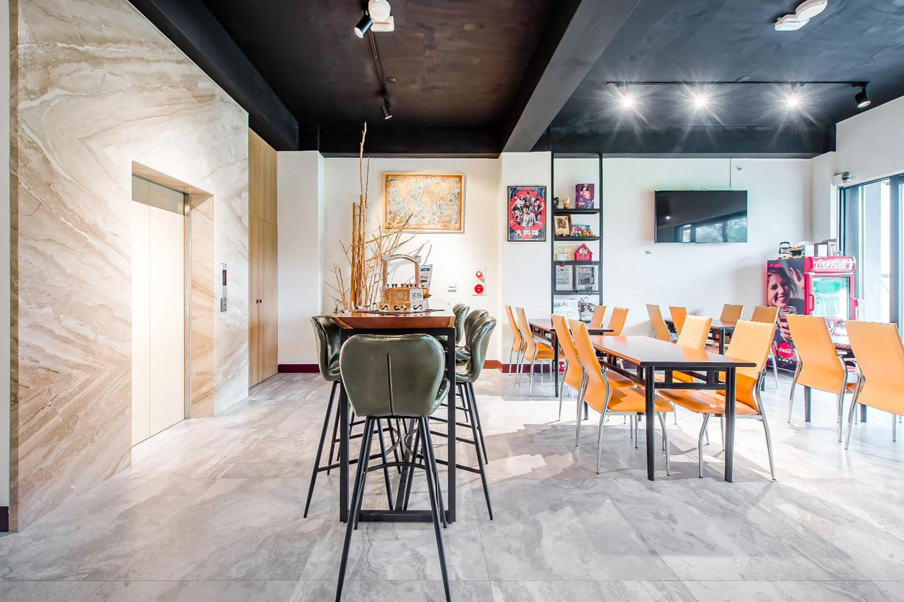 Seating area in Sun Moon Lake I Love You