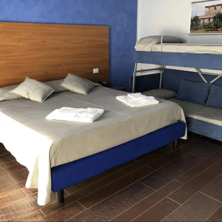 Bed in Hotel Zodiaco