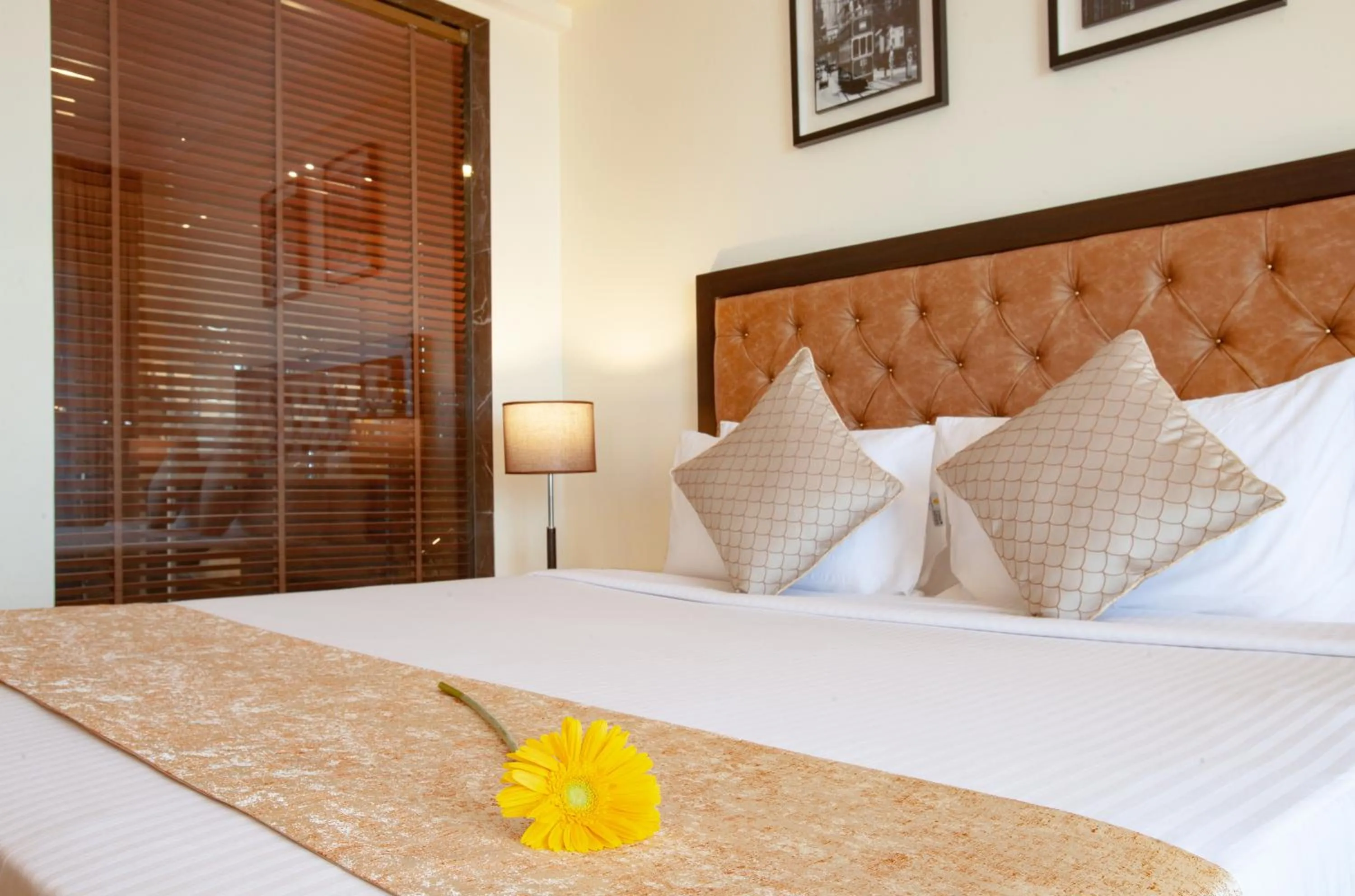 Bed in Royale Exotica, Goa