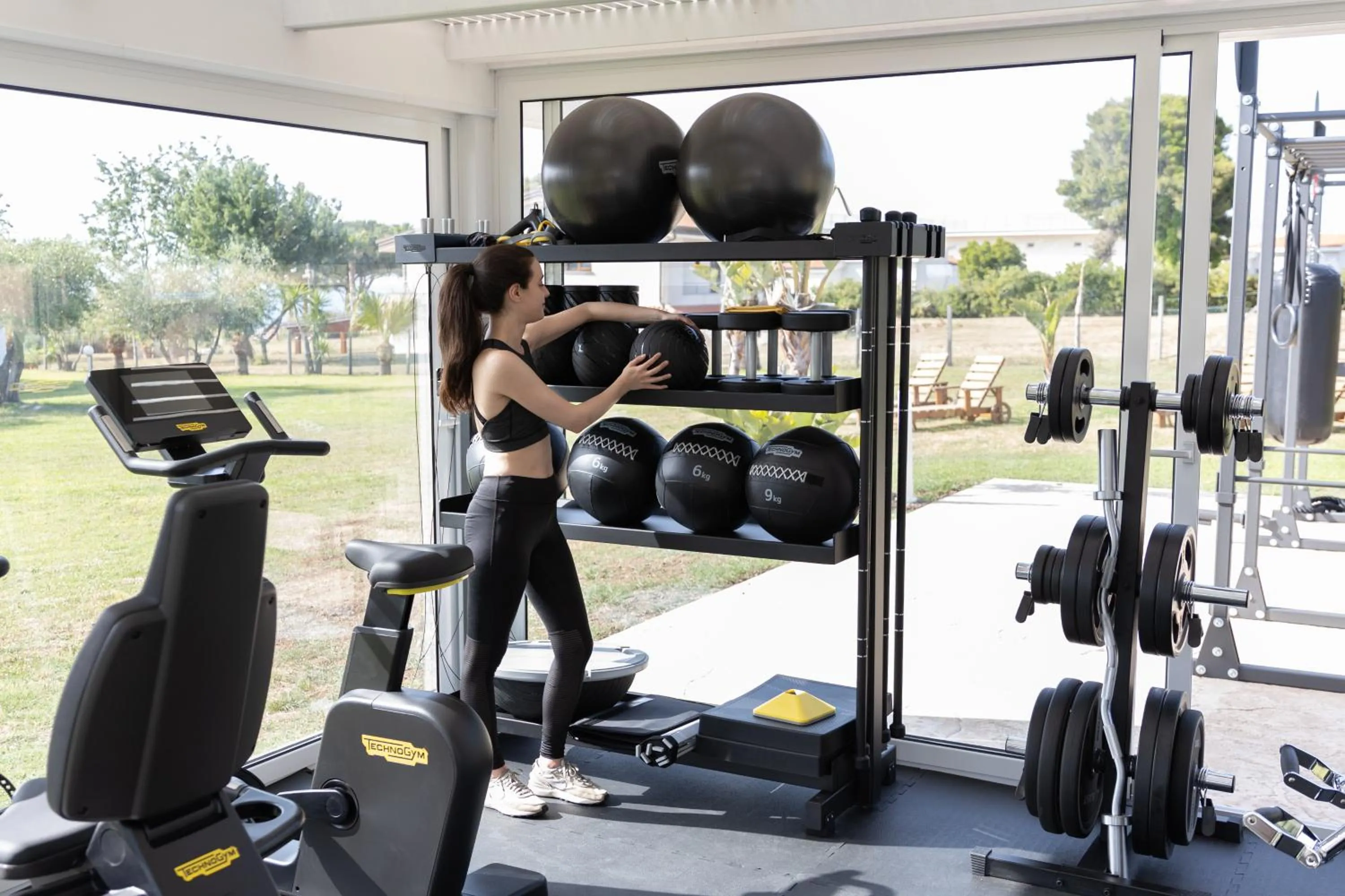Fitness centre/facilities in Midenza Seaside & Nature Retreat