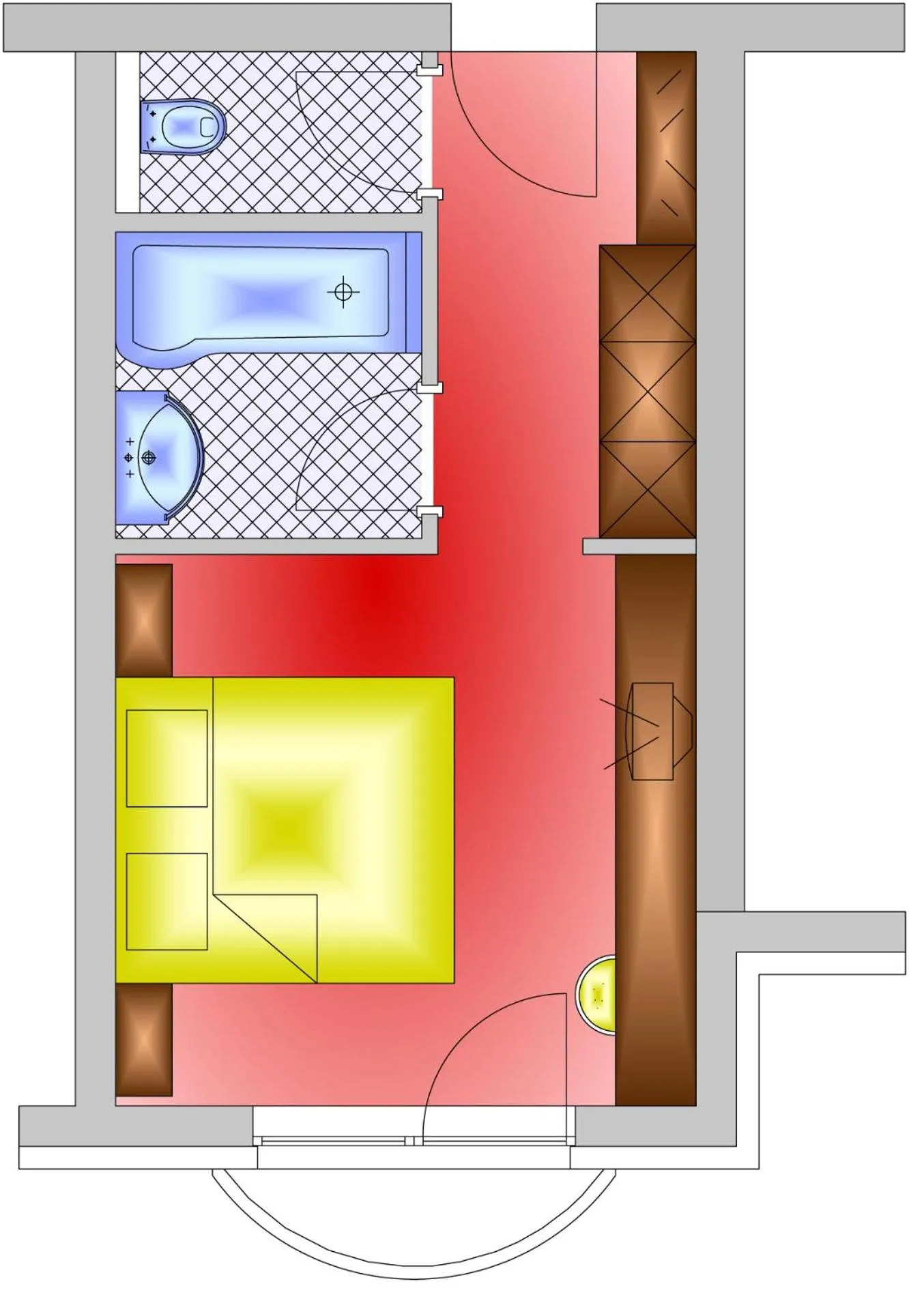 Floor plan in Haus Bergkristall