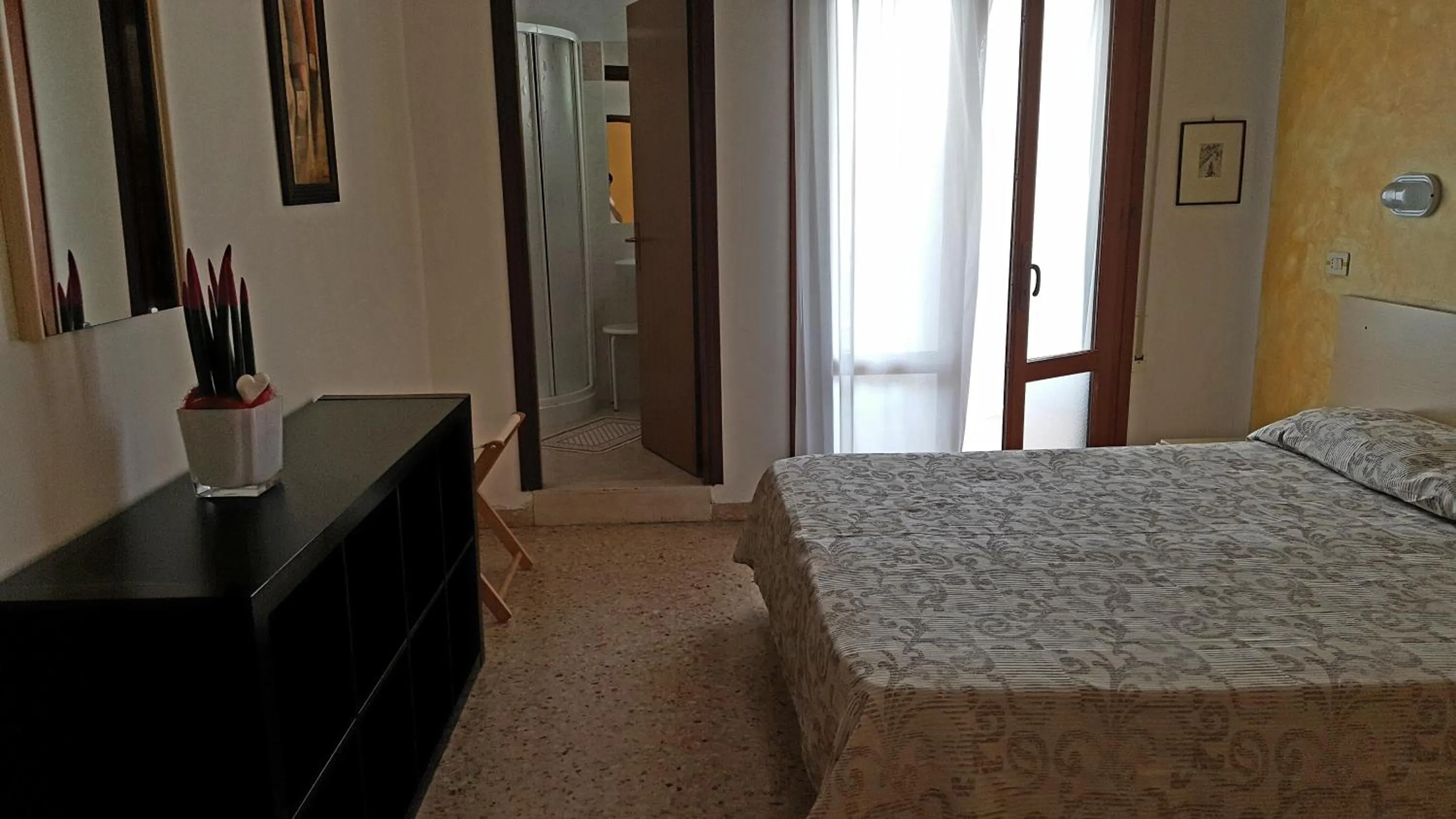 Bed in Hotel Marietta