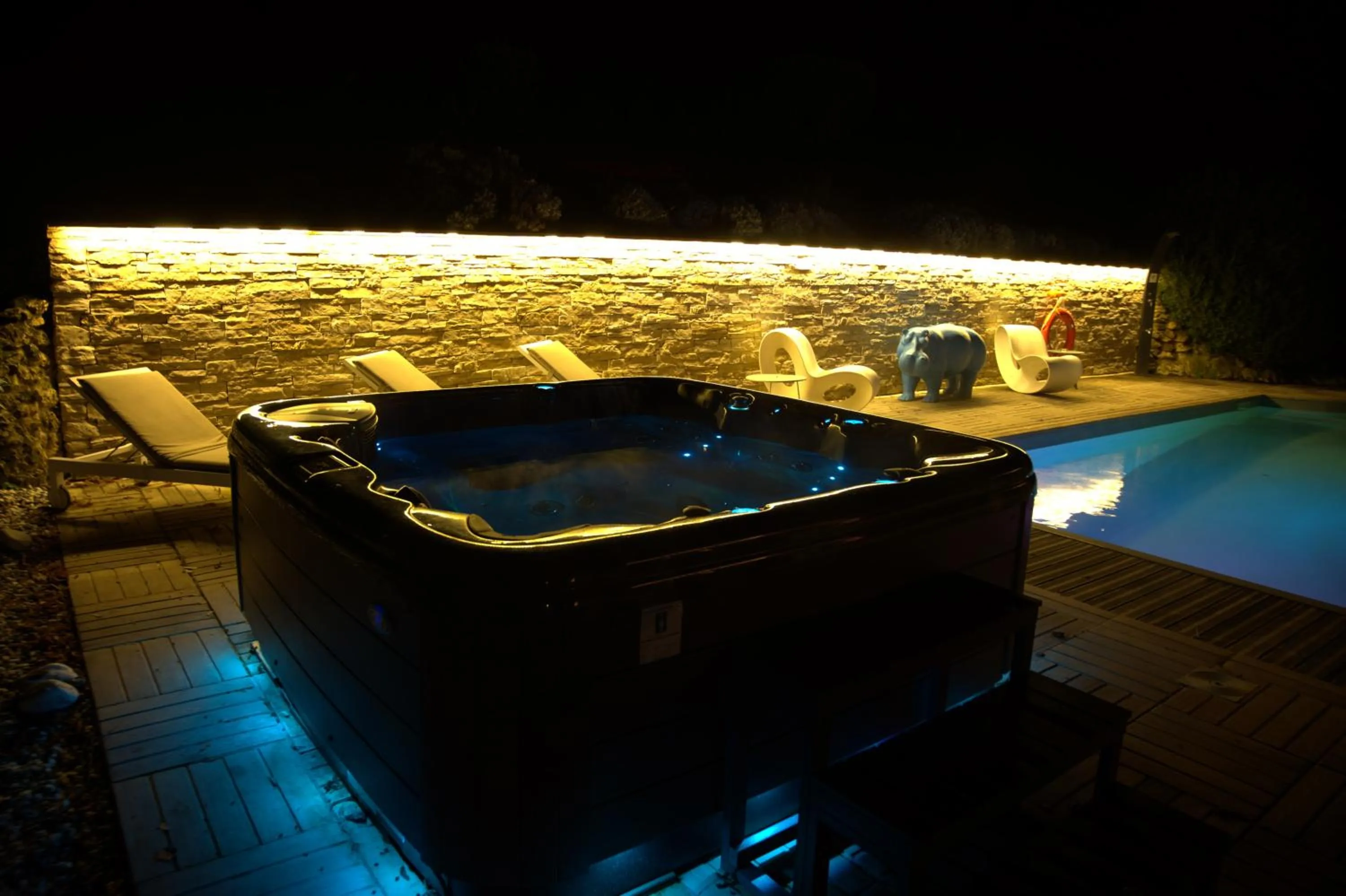 Garden in Hôtel La Villa Eugene