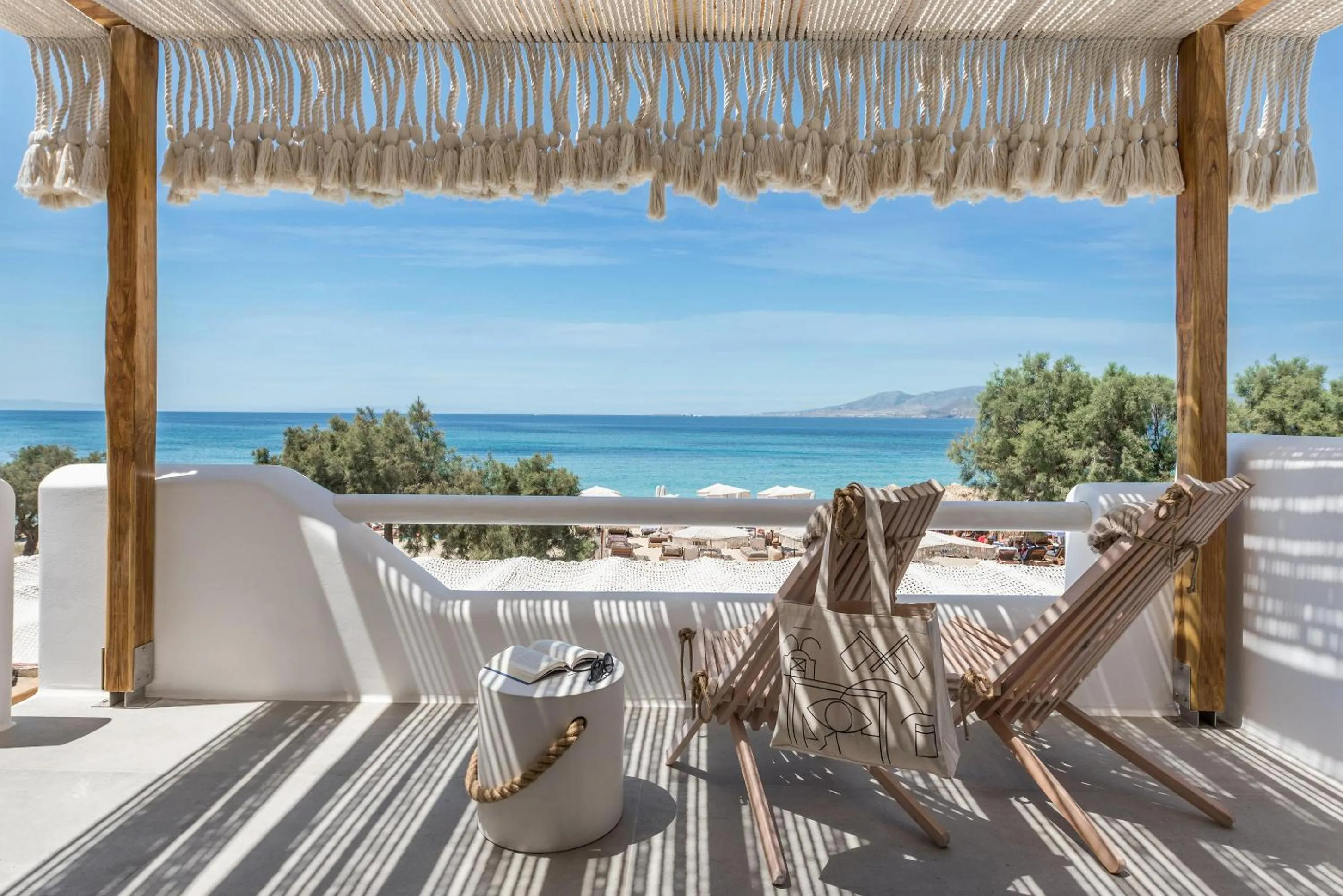 Patio in Virtu Suites