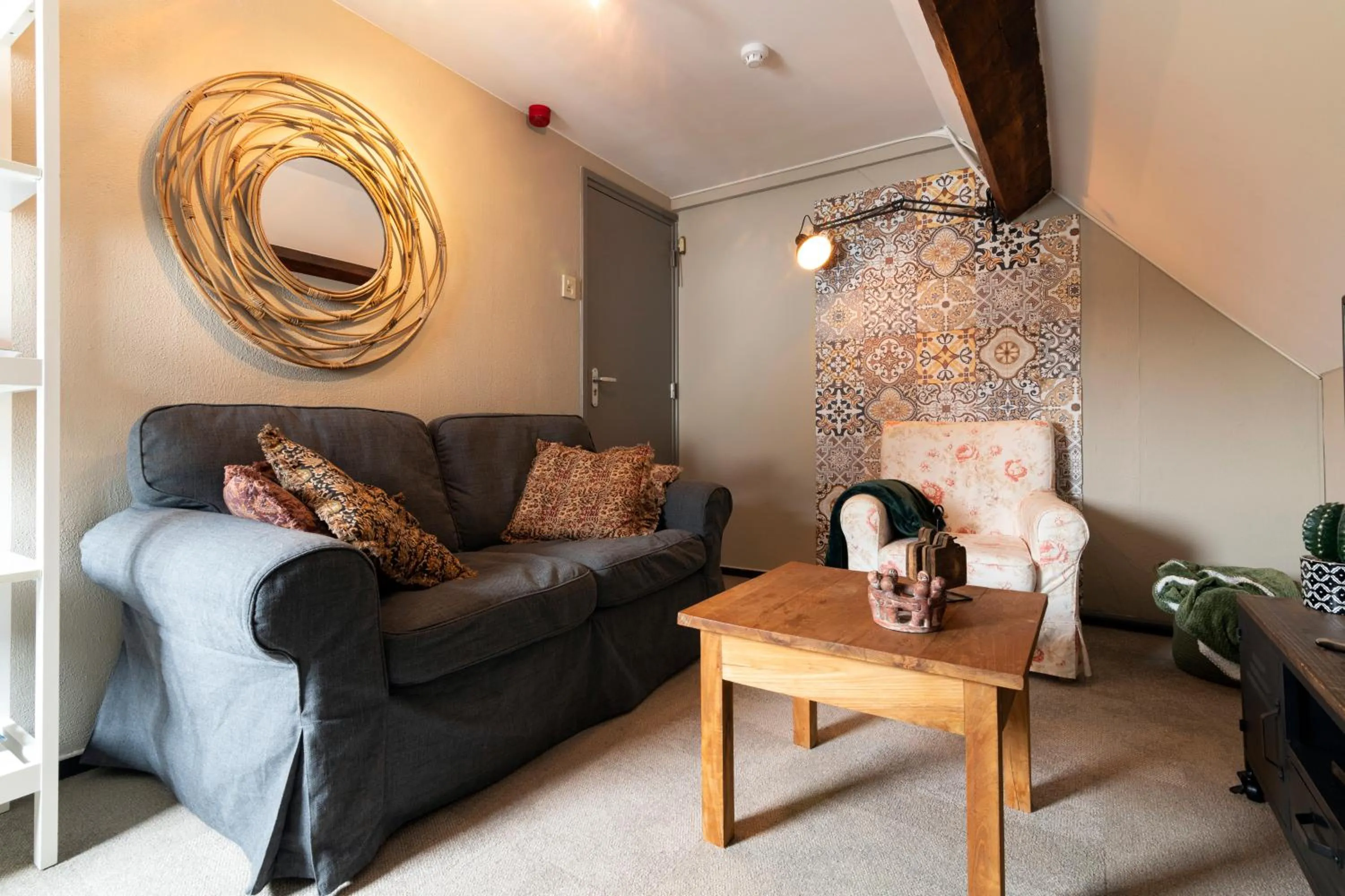 Living room in B&B Bie Janssen