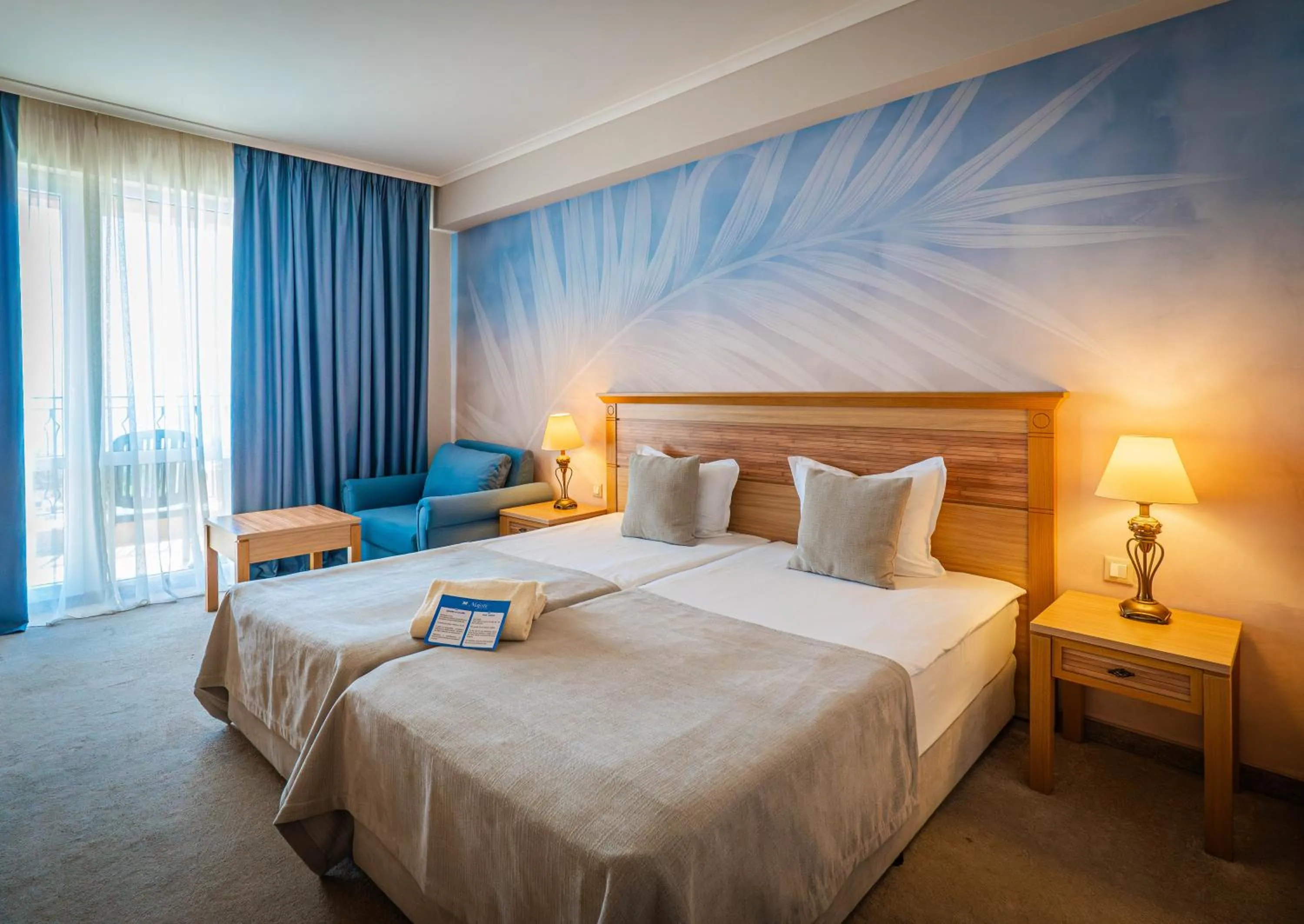 Bed in DIT Majestic Beach Resort