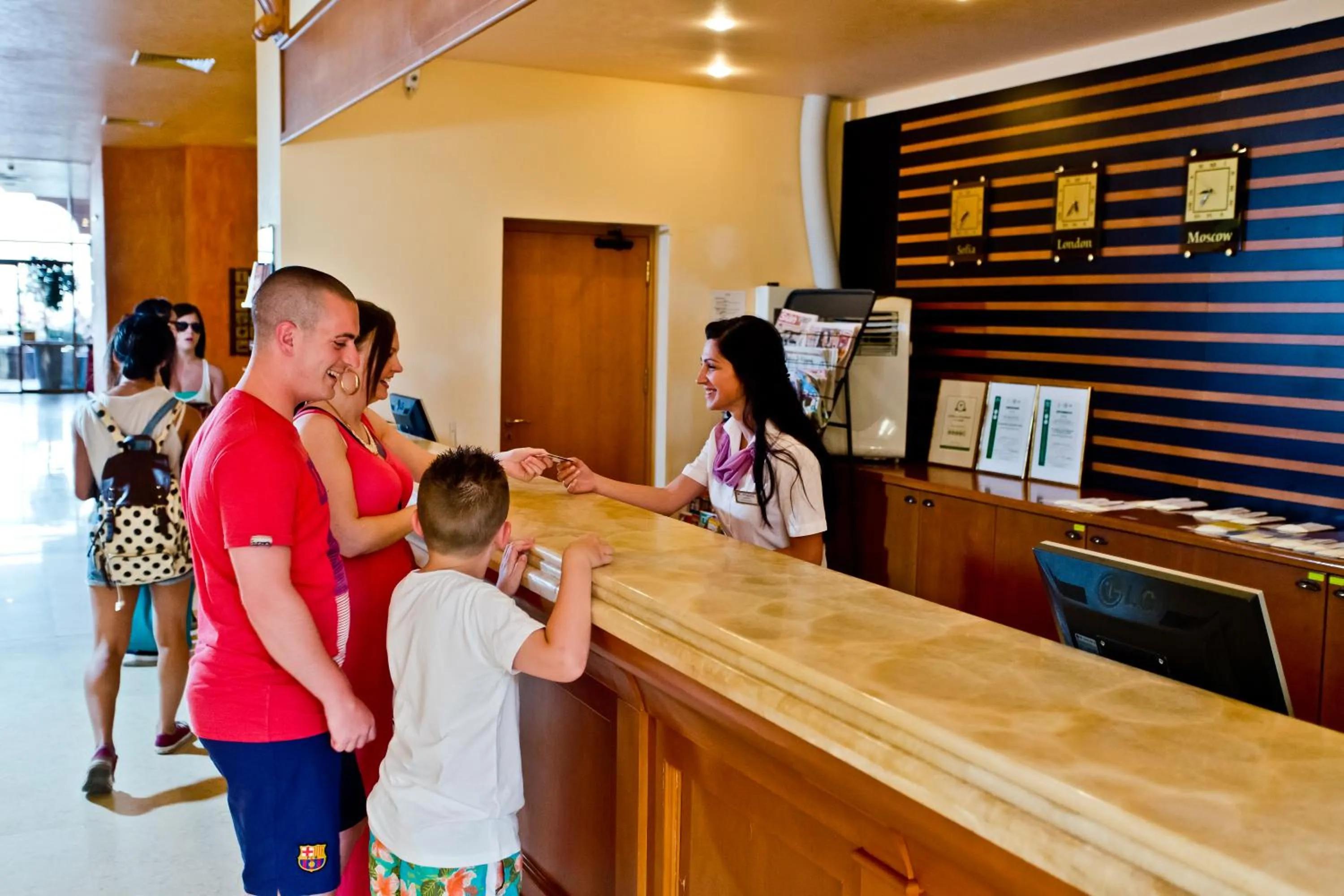 Lobby or reception in DIT Majestic Beach Resort