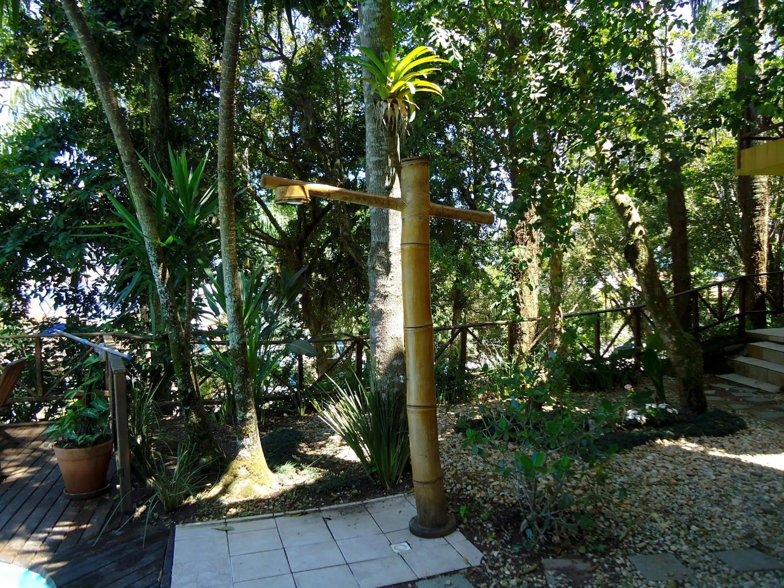 Garden in Pousada Aquarela de Bombinhas
