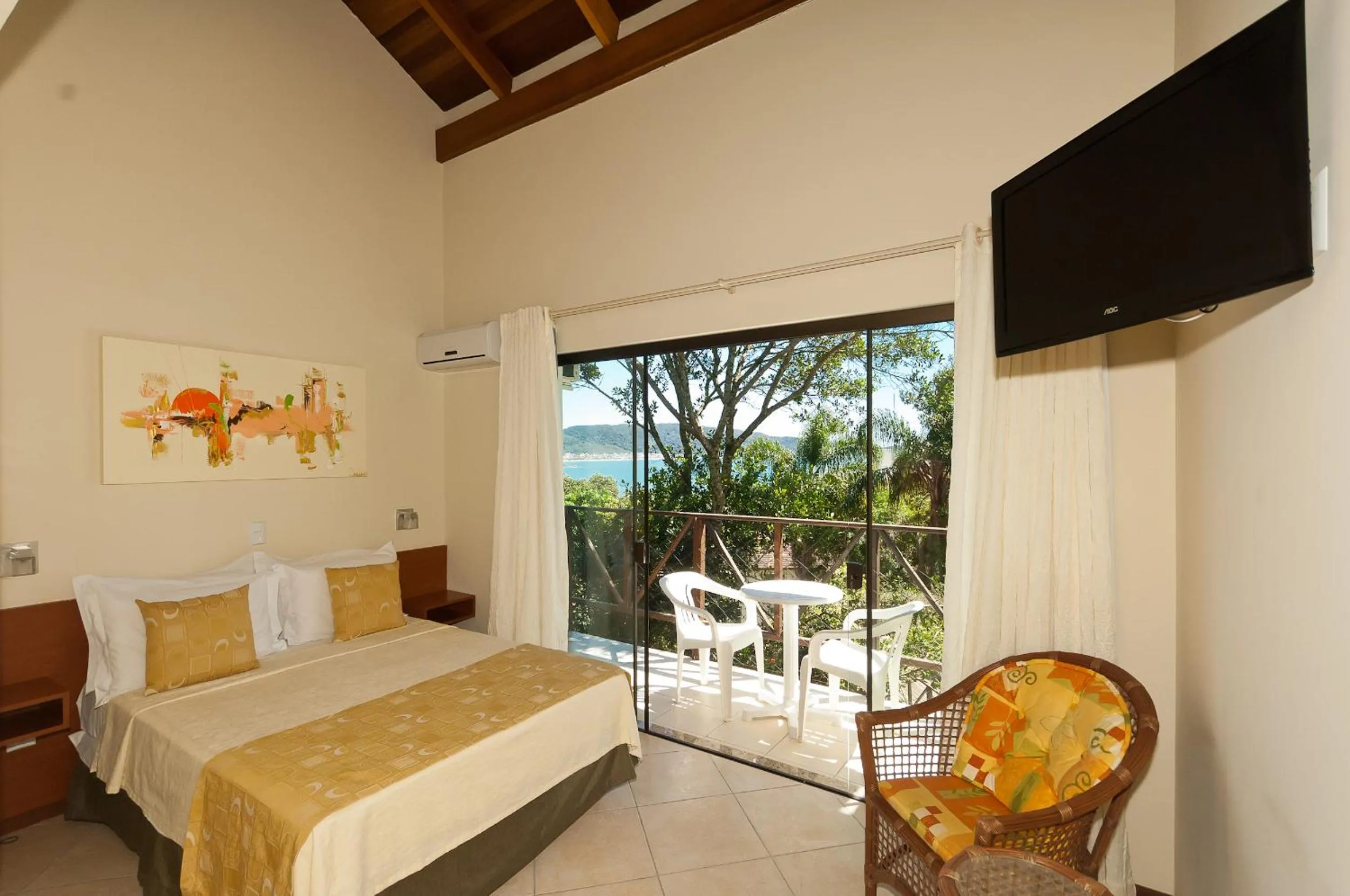 Balcony/Terrace in Pousada Aquarela de Bombinhas