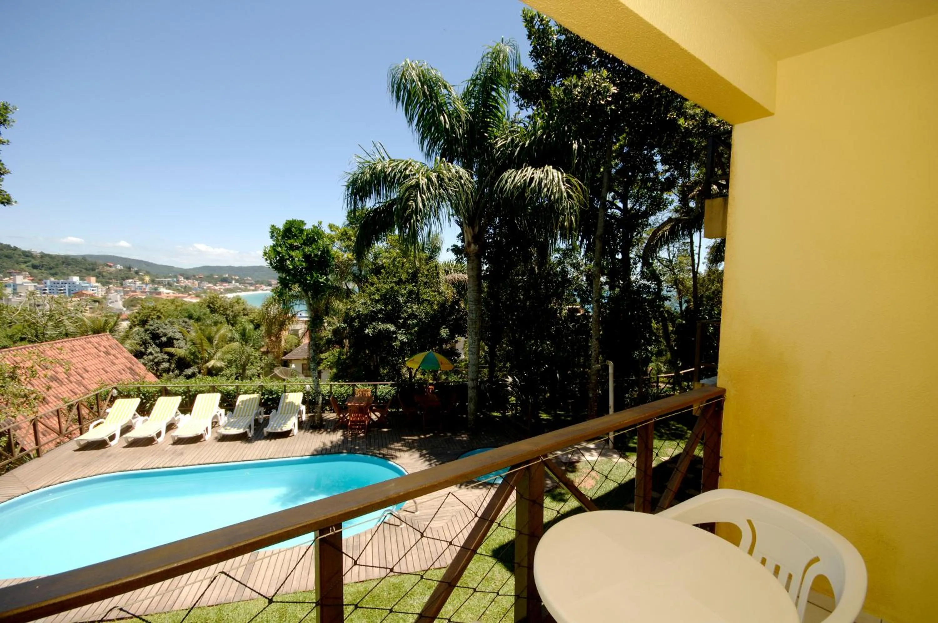 Balcony/Terrace in Pousada Aquarela de Bombinhas