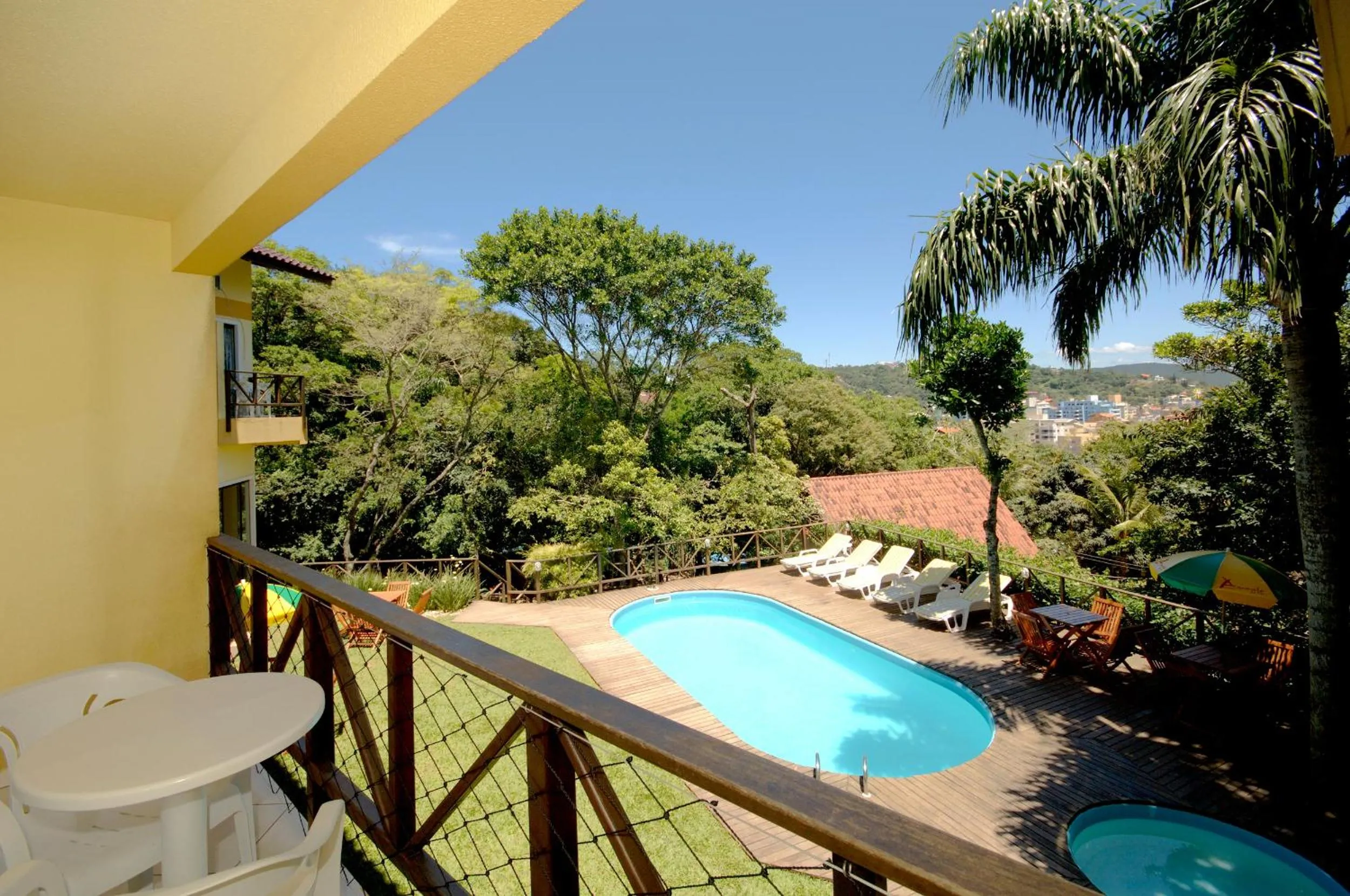 Balcony/Terrace in Pousada Aquarela de Bombinhas