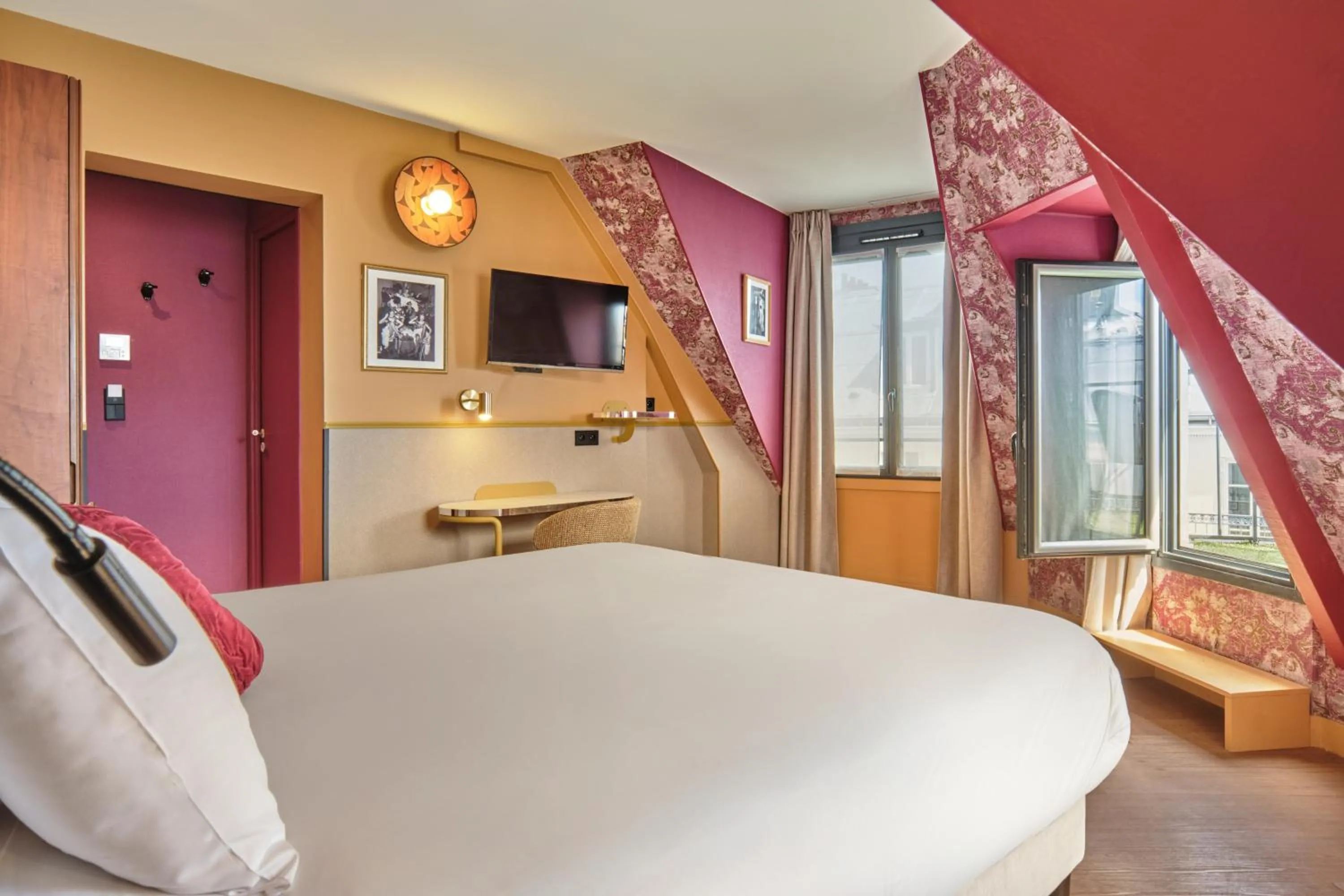 Bedroom, Bed in Hôtel Joséphine by Happyculture