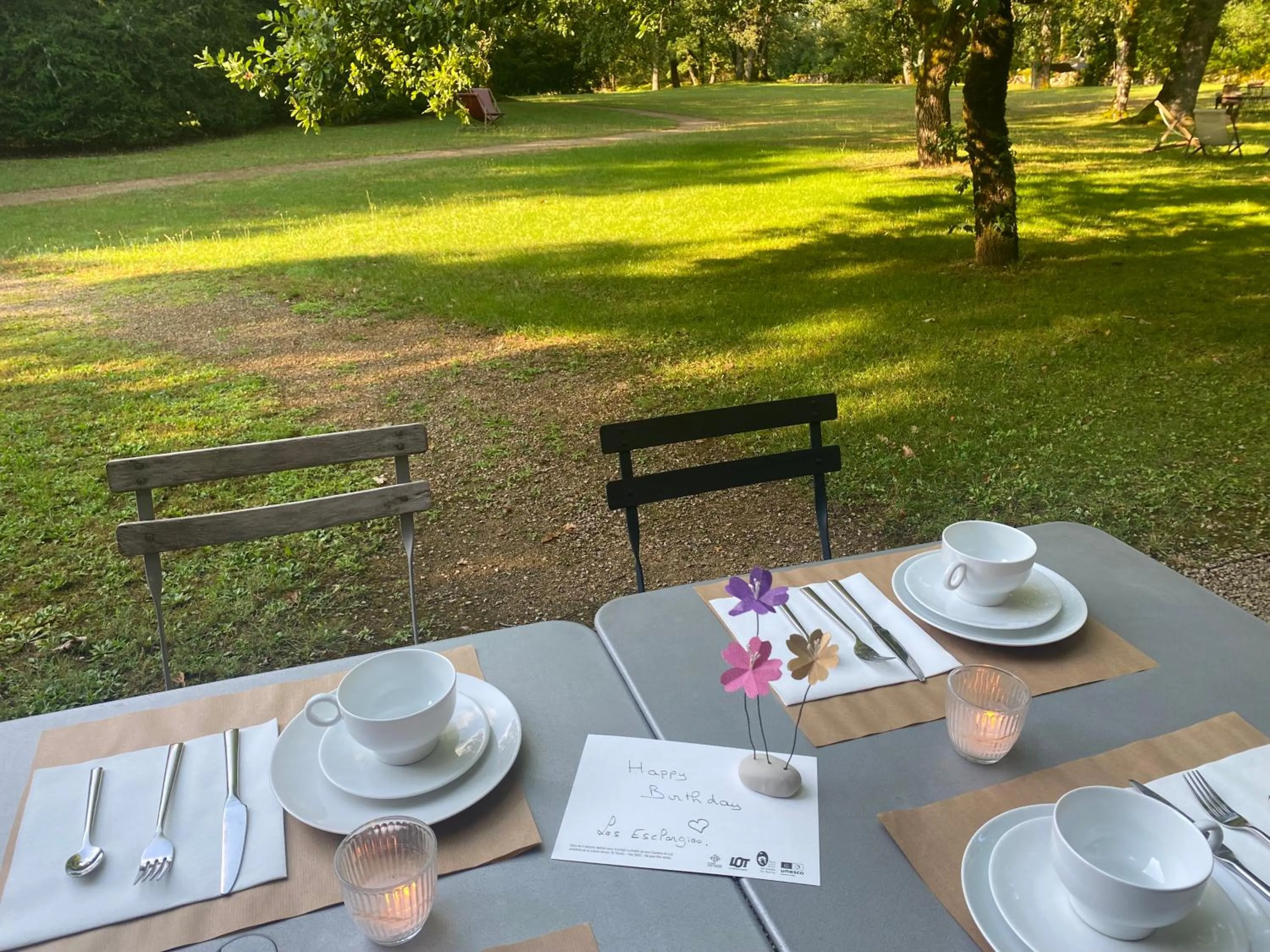 Garden in Hôtel Les Esclargies