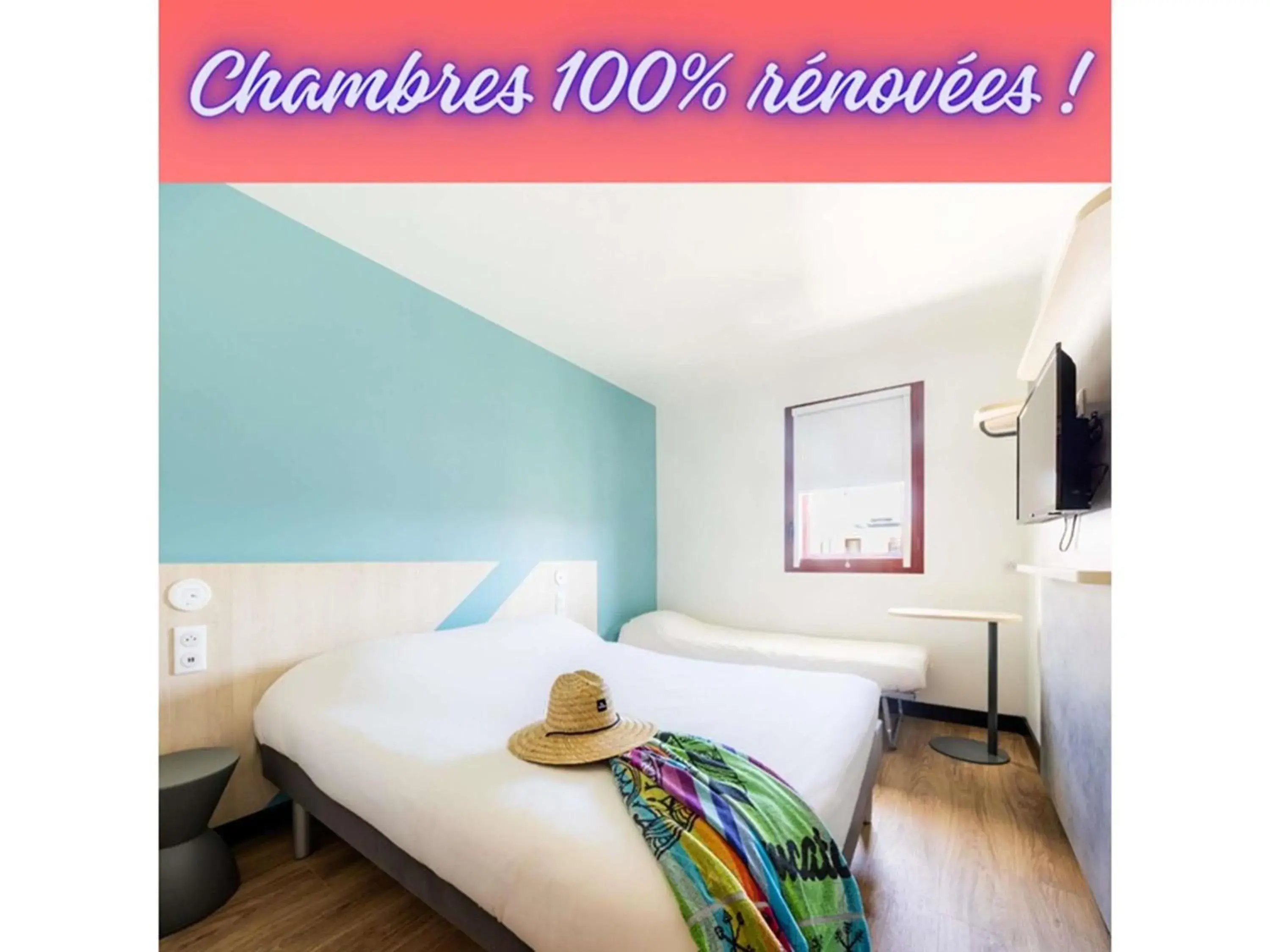 Bedroom, Bed in ibis budget Perpignan Centre Rénové en 2025 Bedroom, Bed in ibis budget Perpignan Centre Rénové en 2025