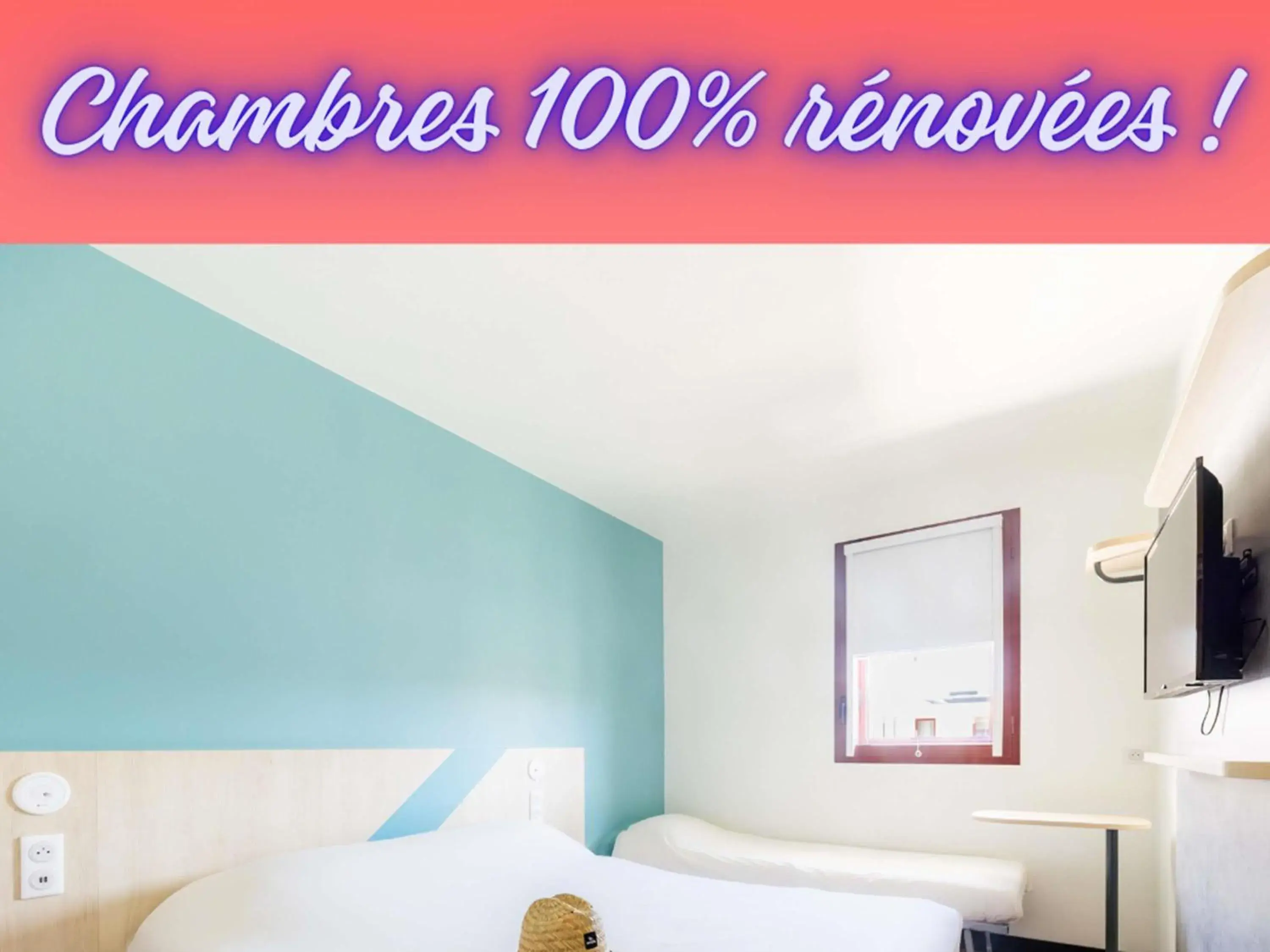 Property building, Bed in ibis budget Perpignan Centre Rénové en 2025 Property building, Bed in ibis budget Perpignan Centre Rénové en 2025