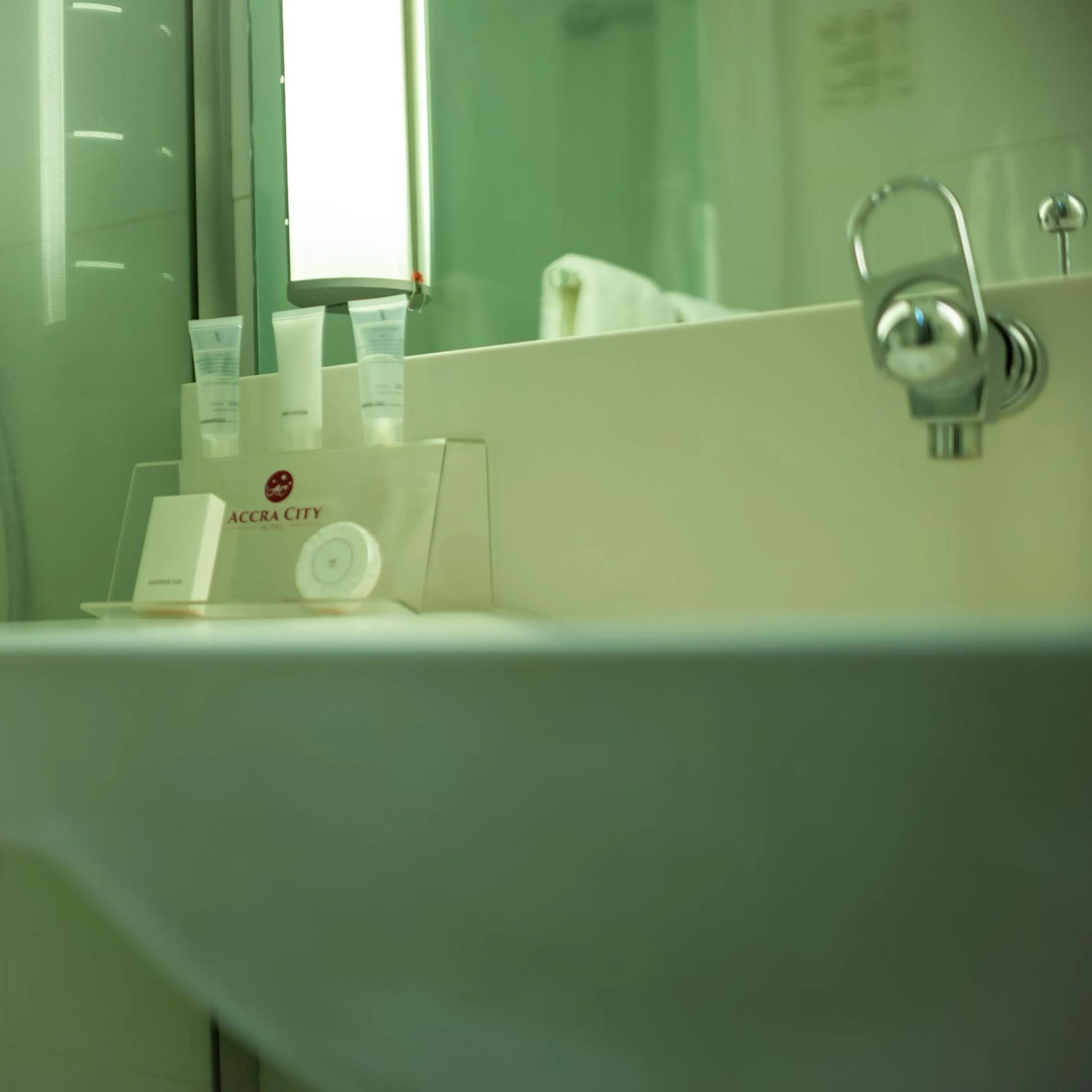 Bathroom in Accra City Hotel