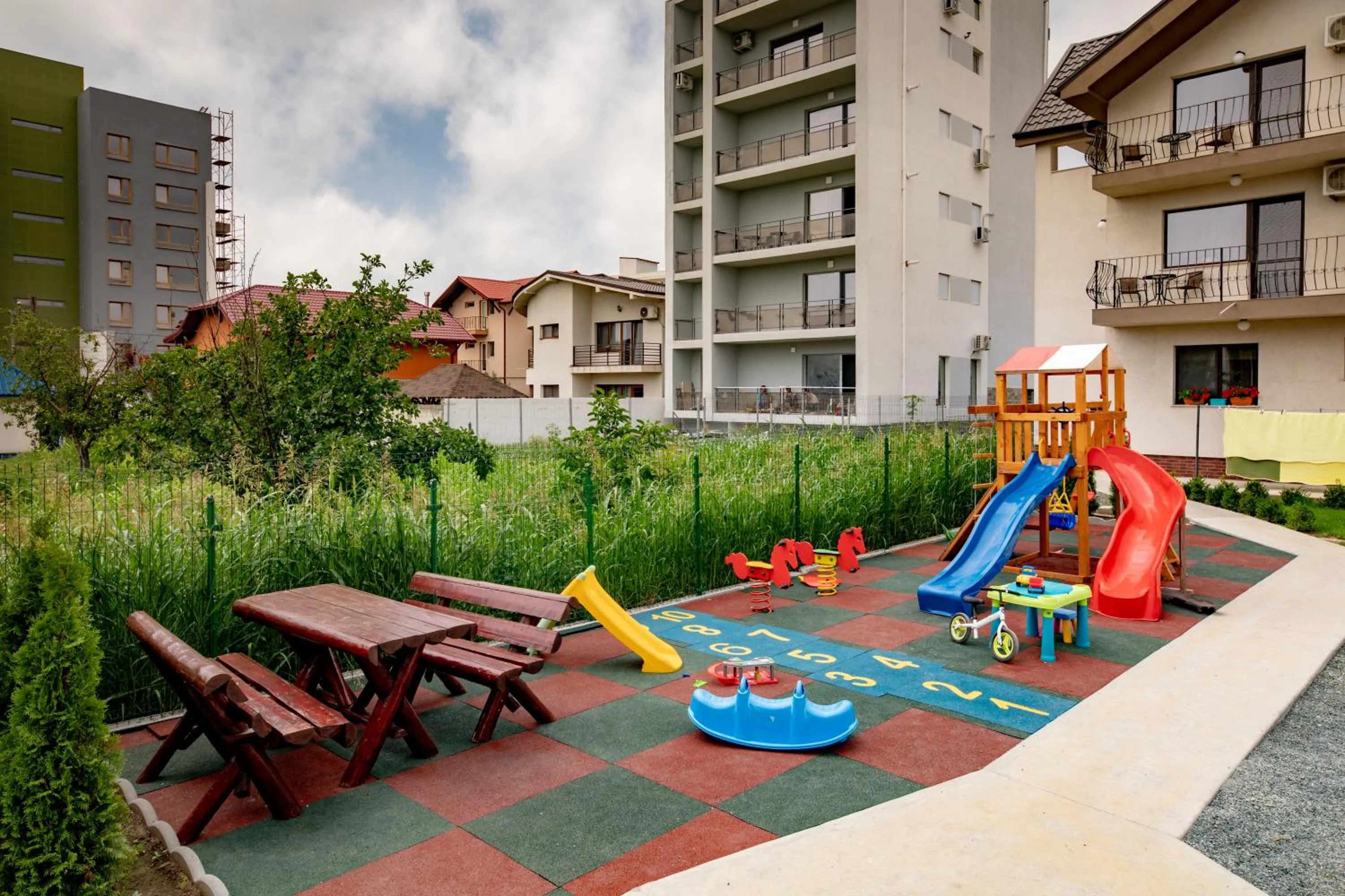 Children play ground in Vila Coty