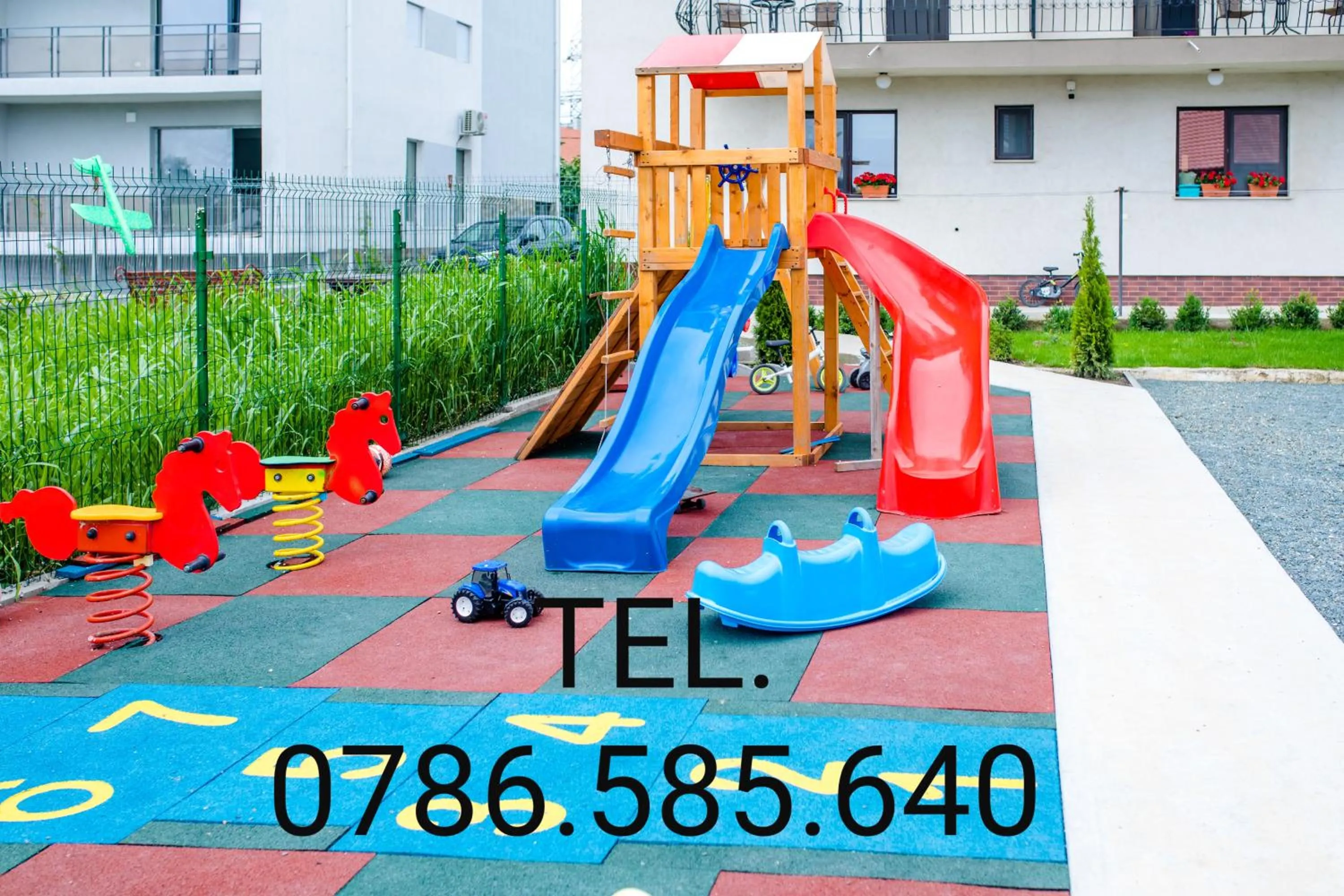 Children play ground in Vila Coty