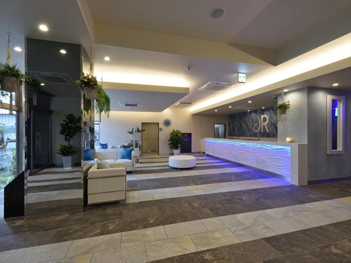 Lobby or reception in Green Rich Hotel Okinawa Nago (Artificial hot spring Futamata Yunohana)