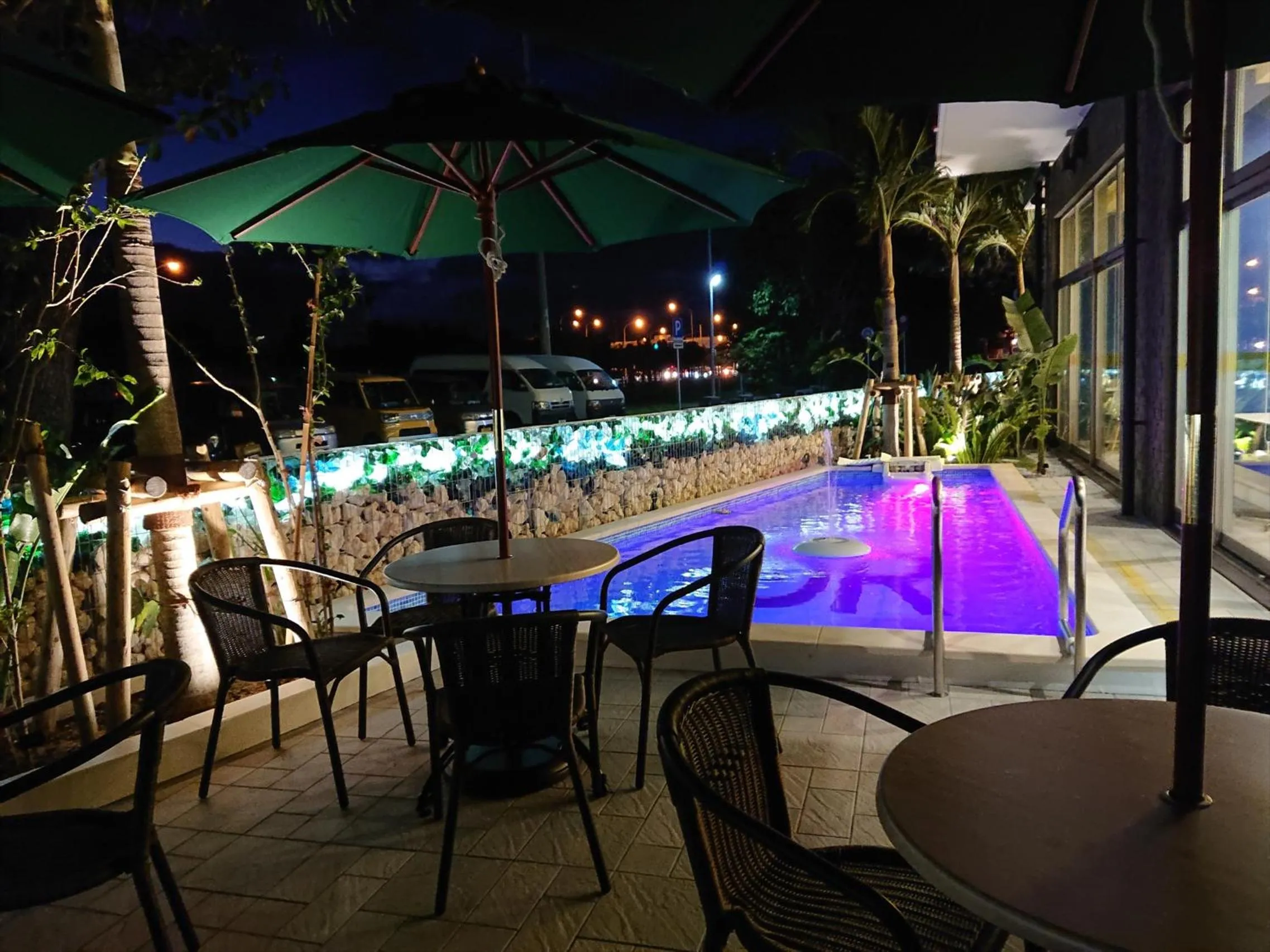 Swimming pool in Green Rich Hotel Okinawa Nago (Artificial hot spring Futamata Yunohana)