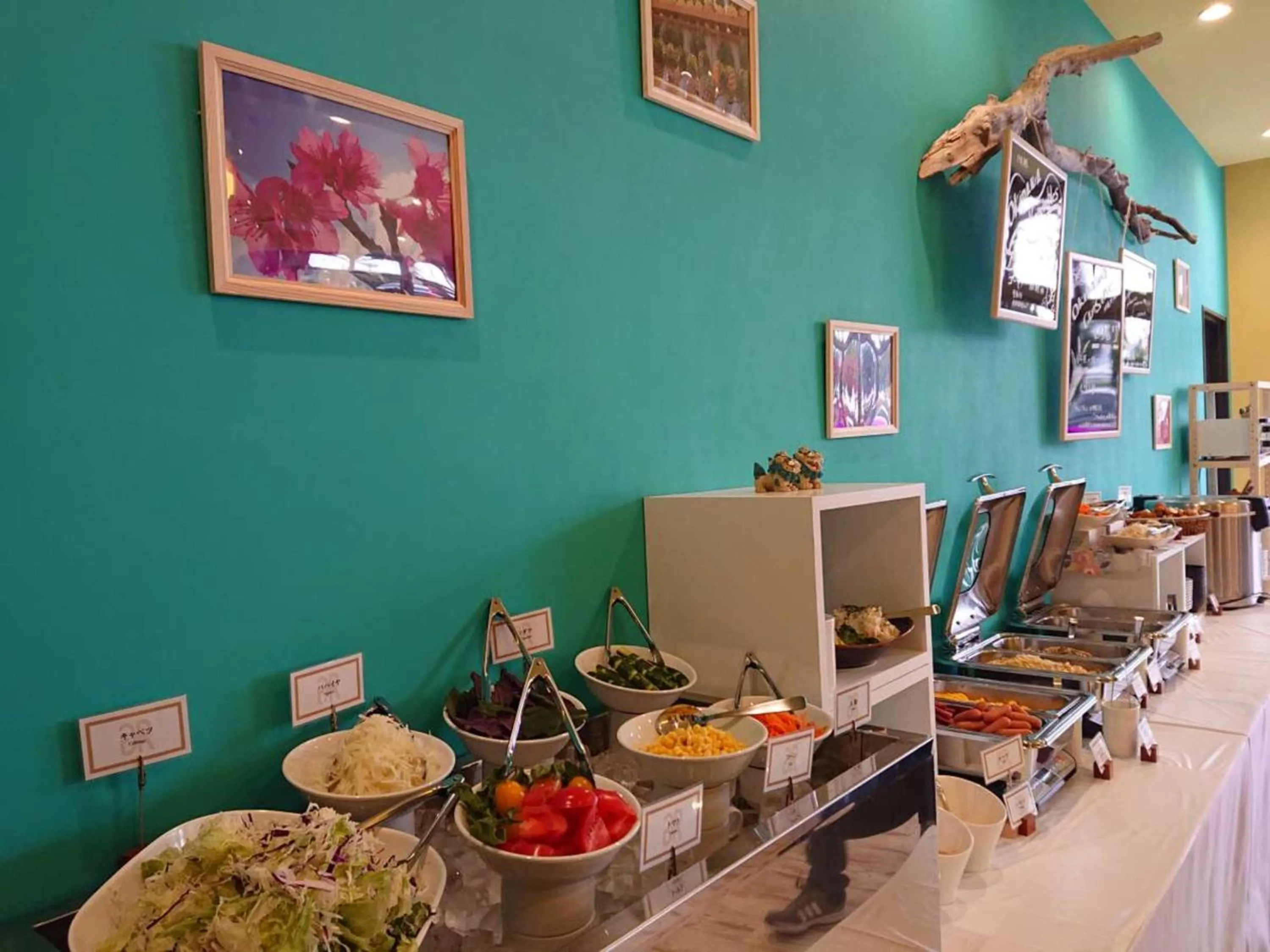 Buffet breakfast in Green Rich Hotel Okinawa Nago (Artificial hot spring Futamata Yunohana)