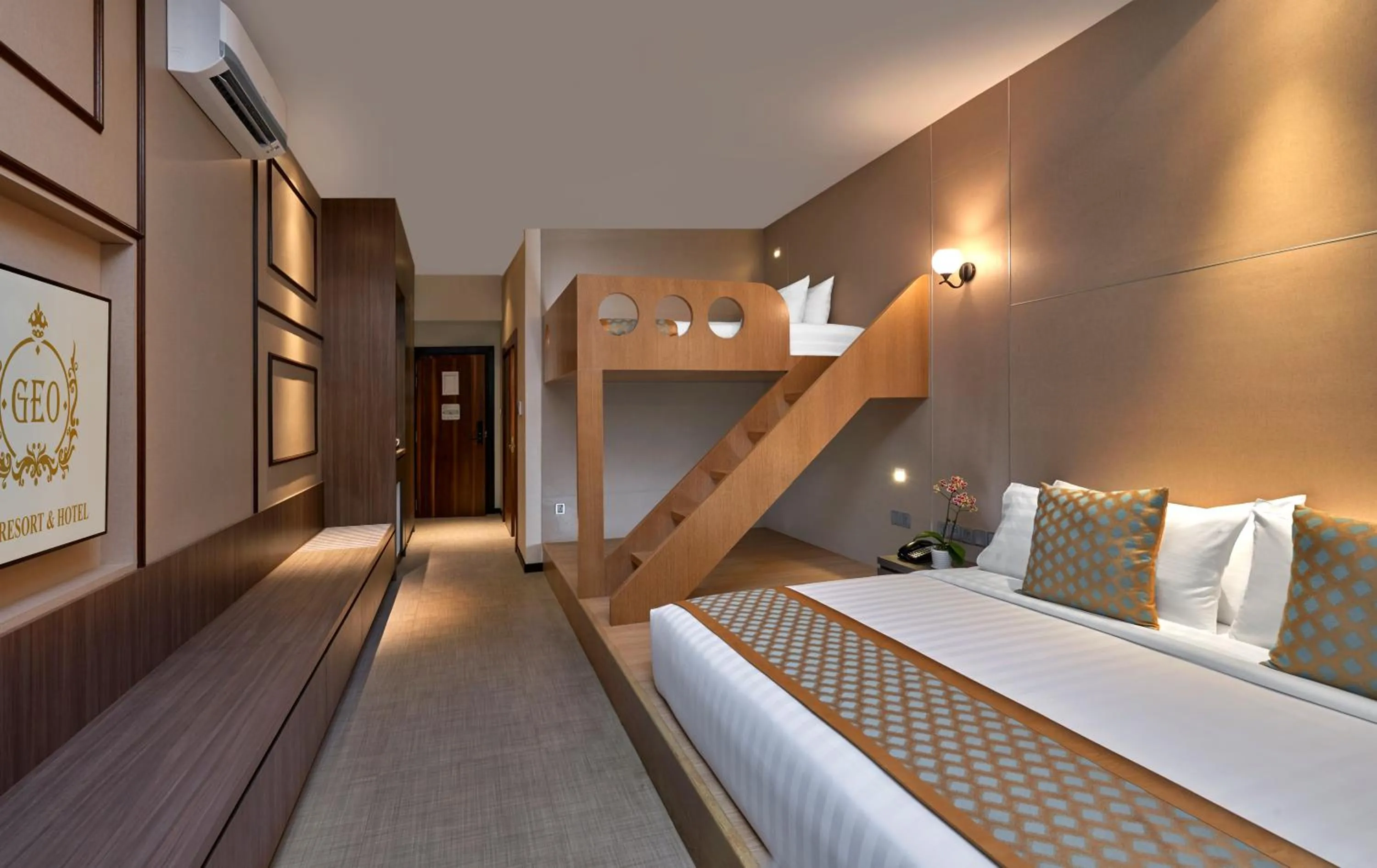 Photo of the whole room, Bed in GEO RESORT & HOTEL