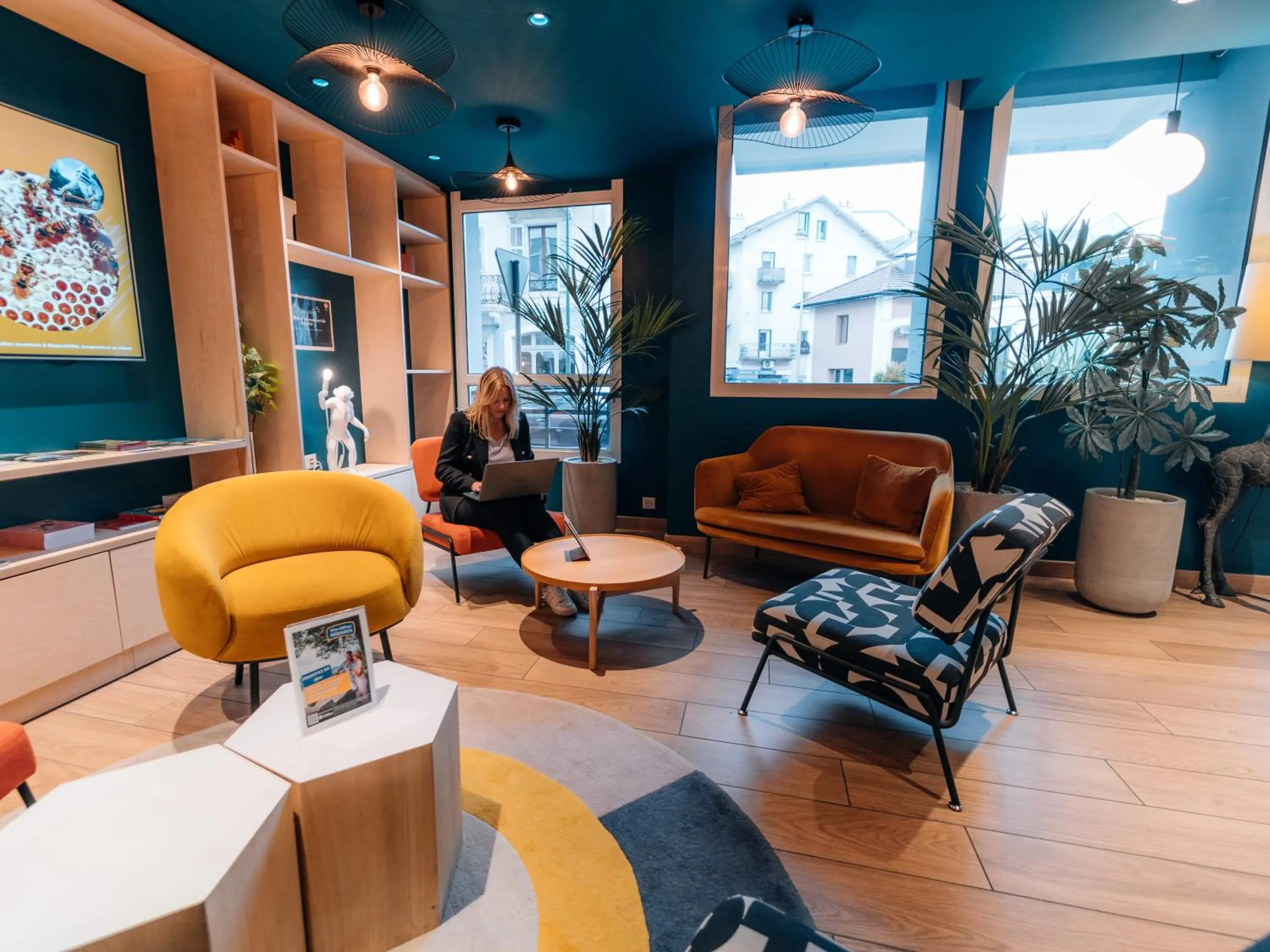 Lobby or reception in Urban Hotel & Spa Aix-les-Bains - BW Signature Collection