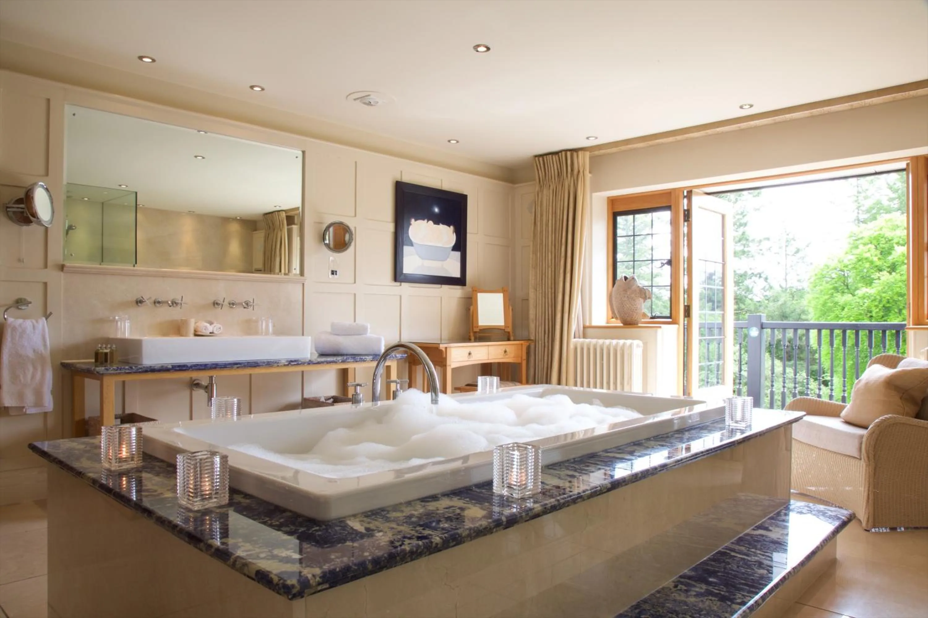 Bathroom in Gidleigh Park- A Relais & Chateaux Hotel