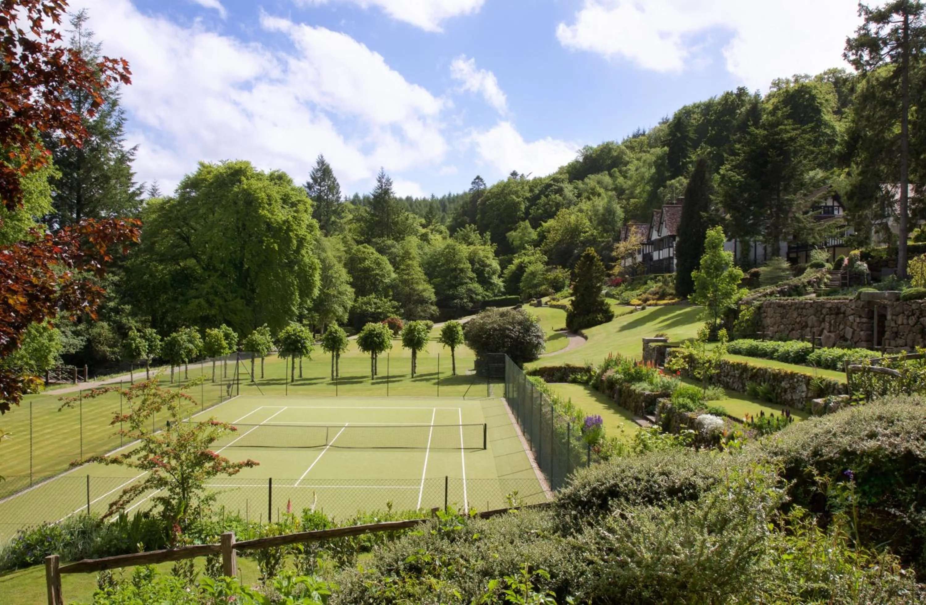 Garden in Gidleigh Park- A Relais & Chateaux Hotel