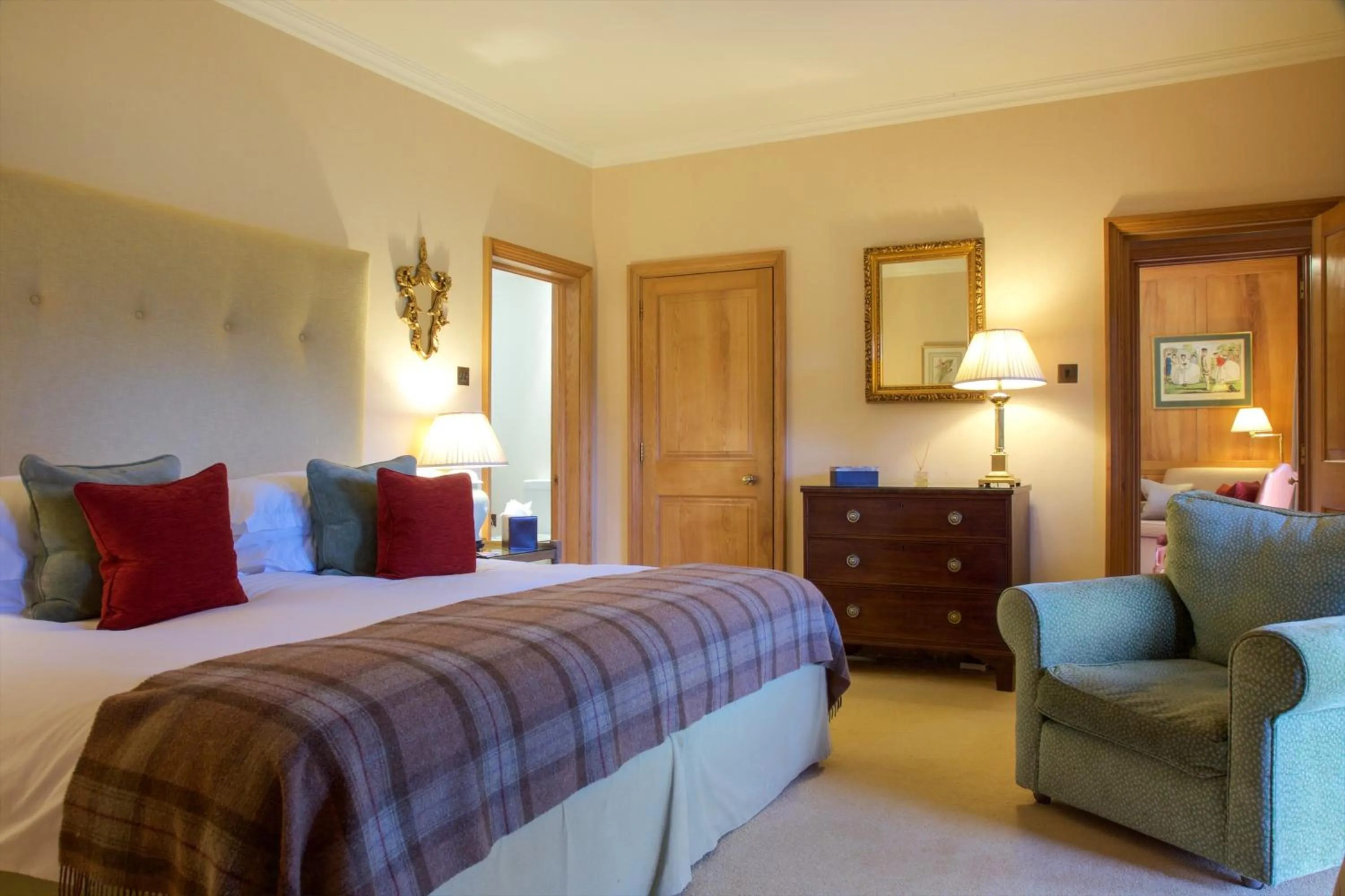 Bedroom, Bed in Gidleigh Park- A Relais & Chateaux Hotel