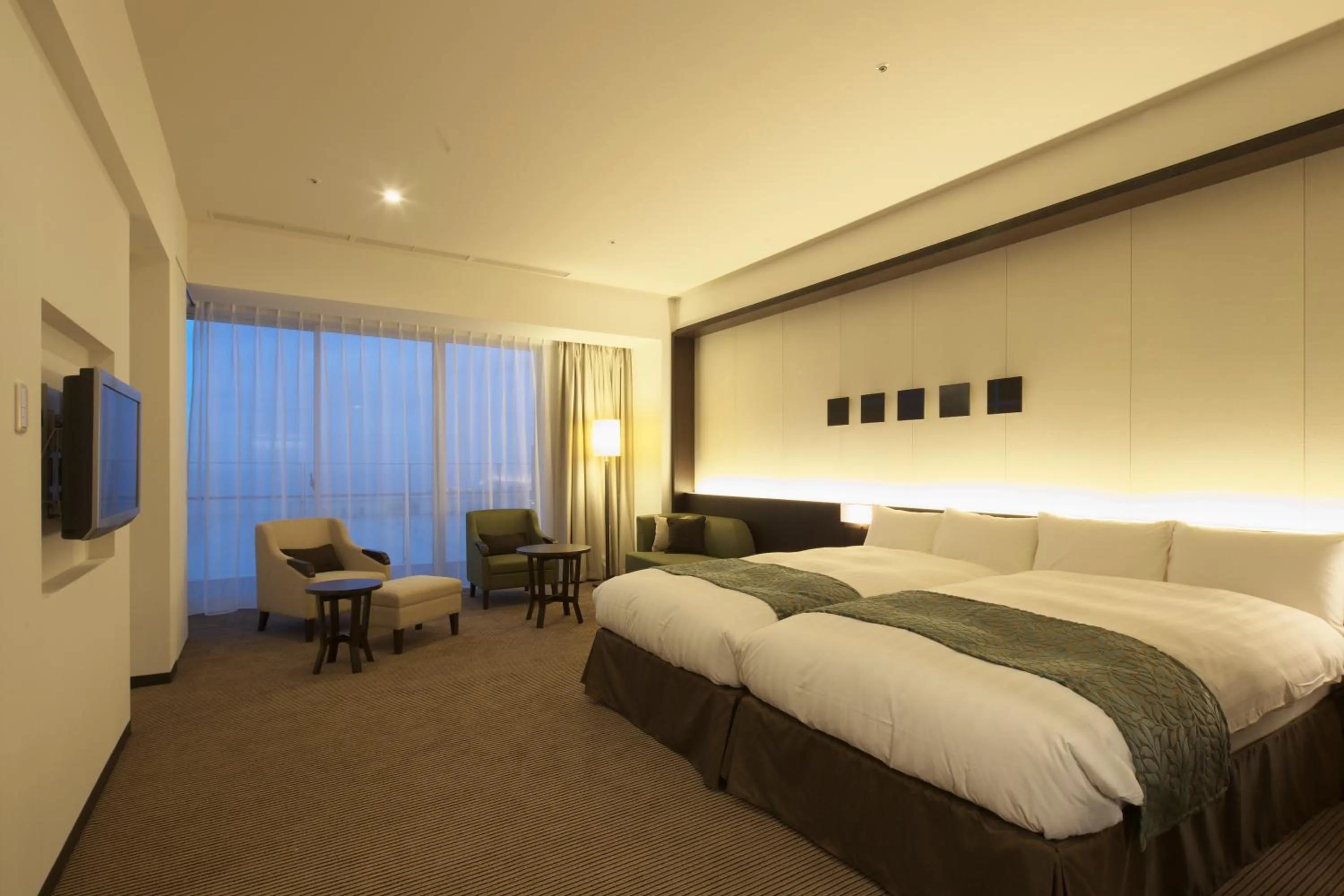 Bed in SPA&HOTEL EURASIA MAIHAMA Closed the public Spa area