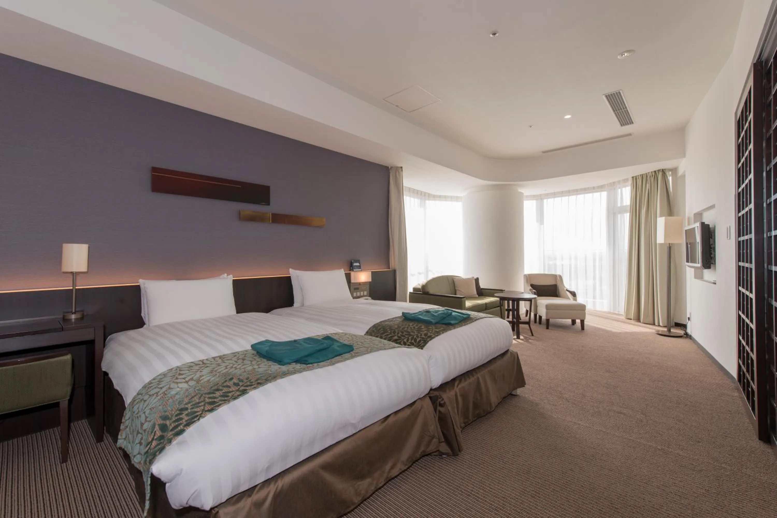 Bed in SPA&HOTEL EURASIA MAIHAMA Closed the public Spa area