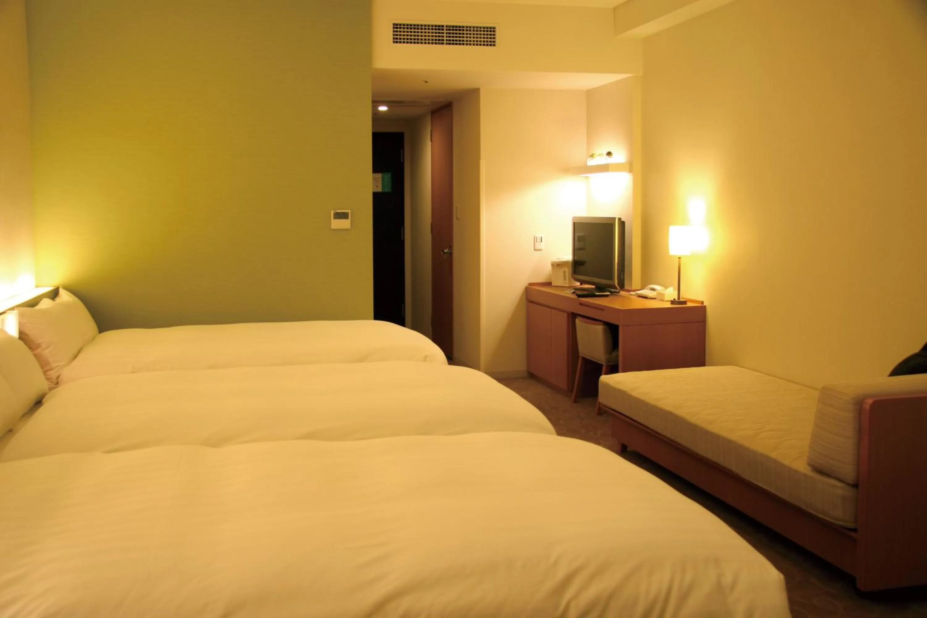 Bed in SPA&HOTEL EURASIA MAIHAMA Closed the public Spa area