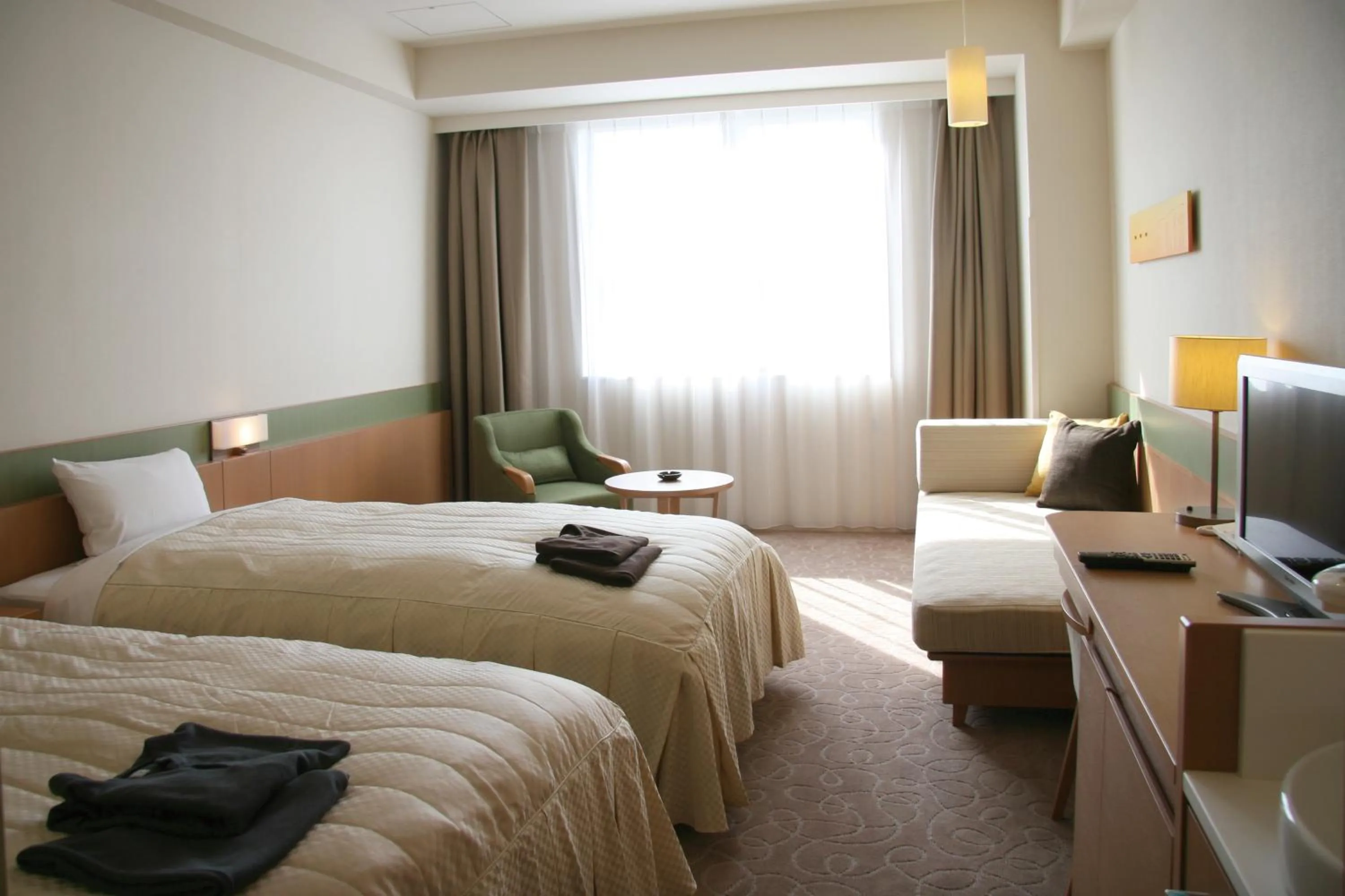 Bed in SPA&HOTEL EURASIA MAIHAMA Closed the public Spa area