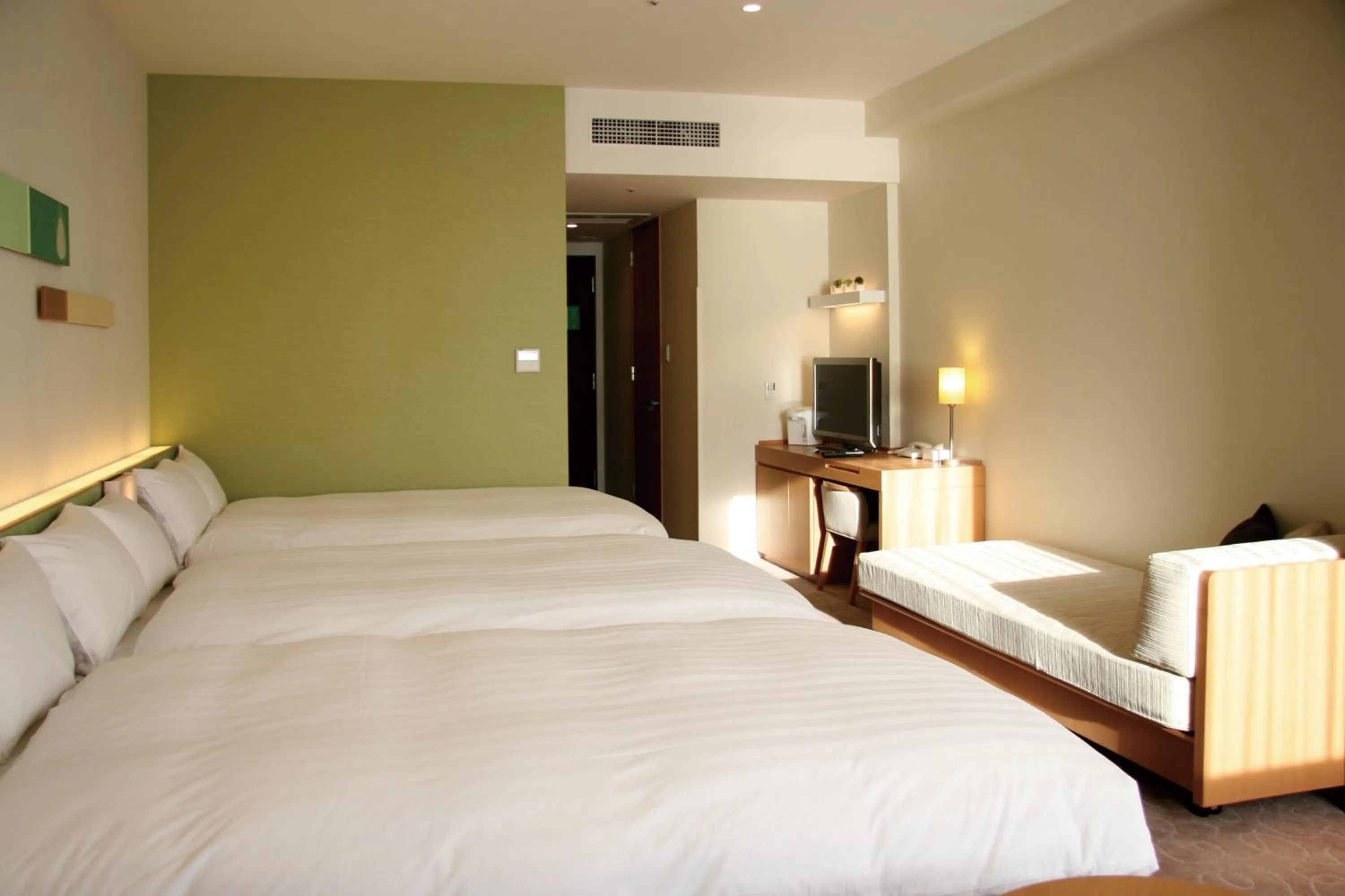 Bed in SPA&HOTEL EURASIA MAIHAMA Closed the public Spa area