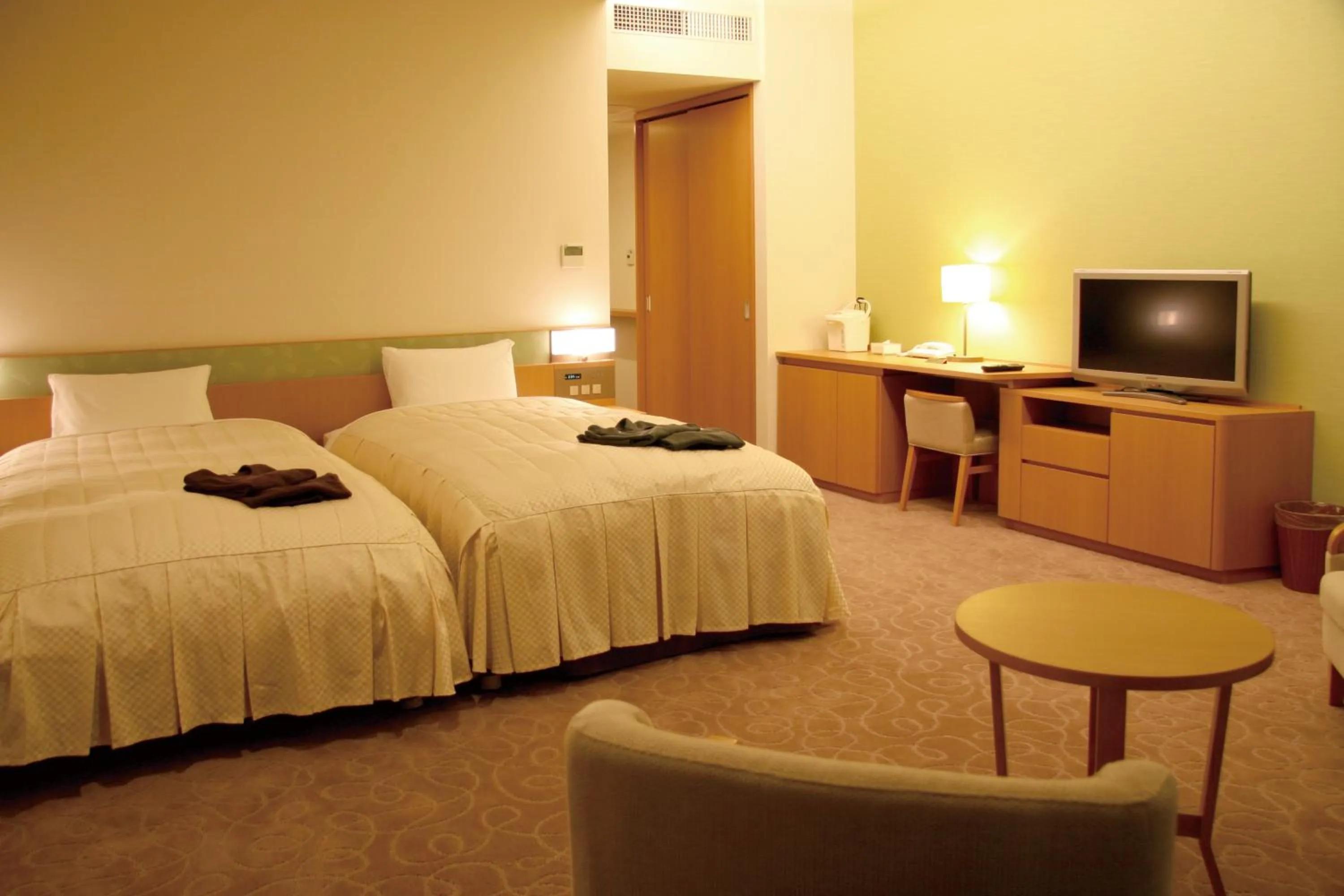 Bed in SPA&HOTEL EURASIA MAIHAMA Closed the public Spa area