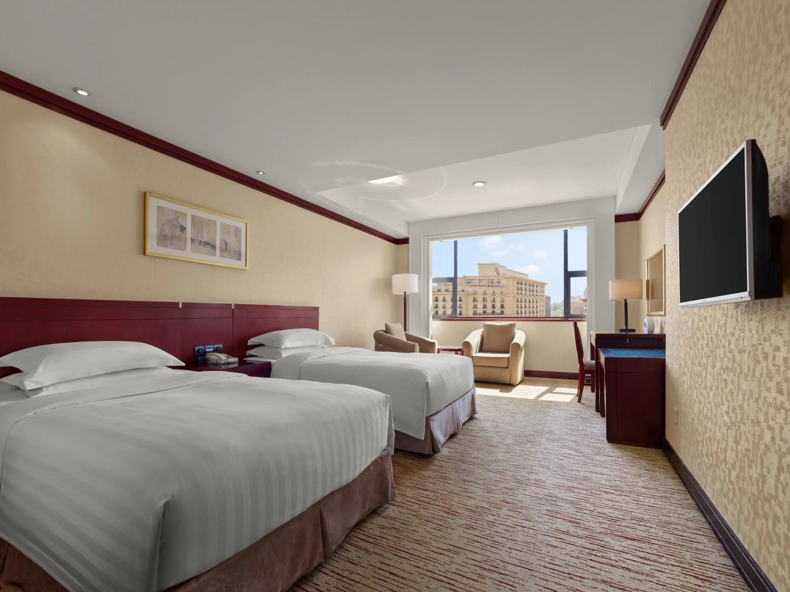 Photo of the whole room, Bed in Beijing Poly Plaza Hotel Photo of the whole room, Bed in Beijing Poly Plaza Hotel