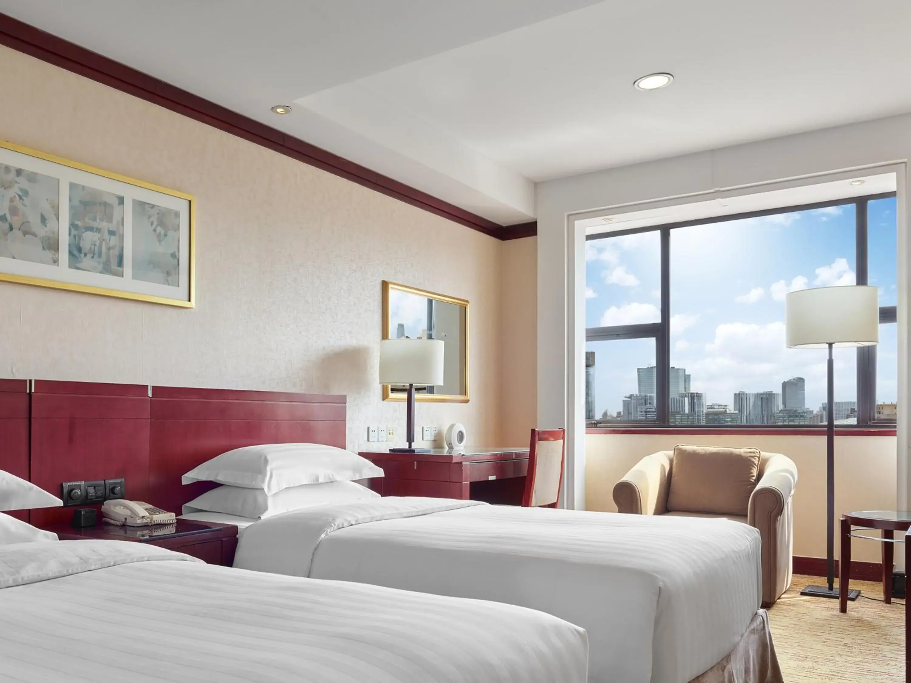 Bed in Beijing Poly Plaza Hotel Bed in Beijing Poly Plaza Hotel