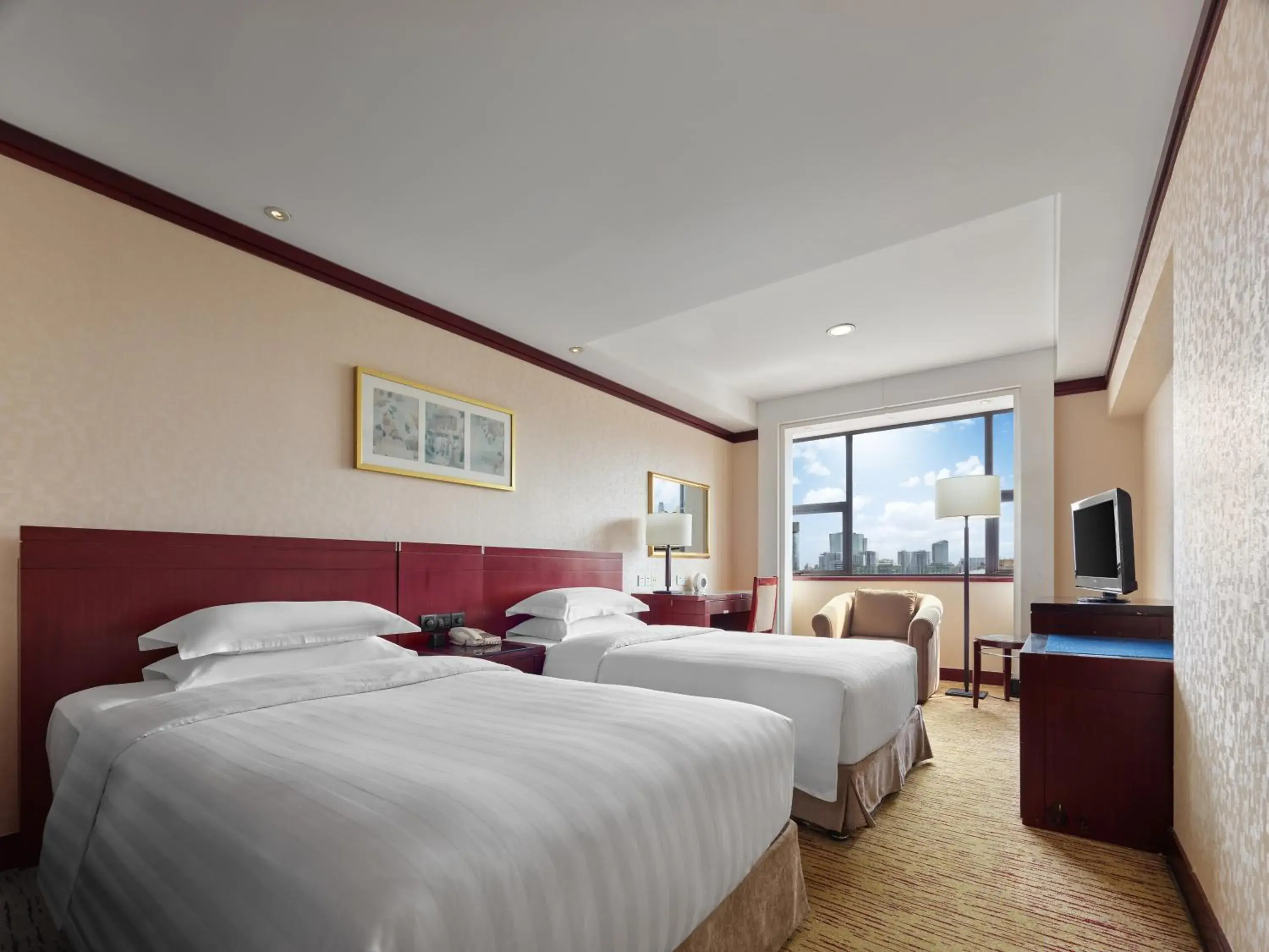 Photo of the whole room, Bed in Beijing Poly Plaza Hotel Photo of the whole room, Bed in Beijing Poly Plaza Hotel