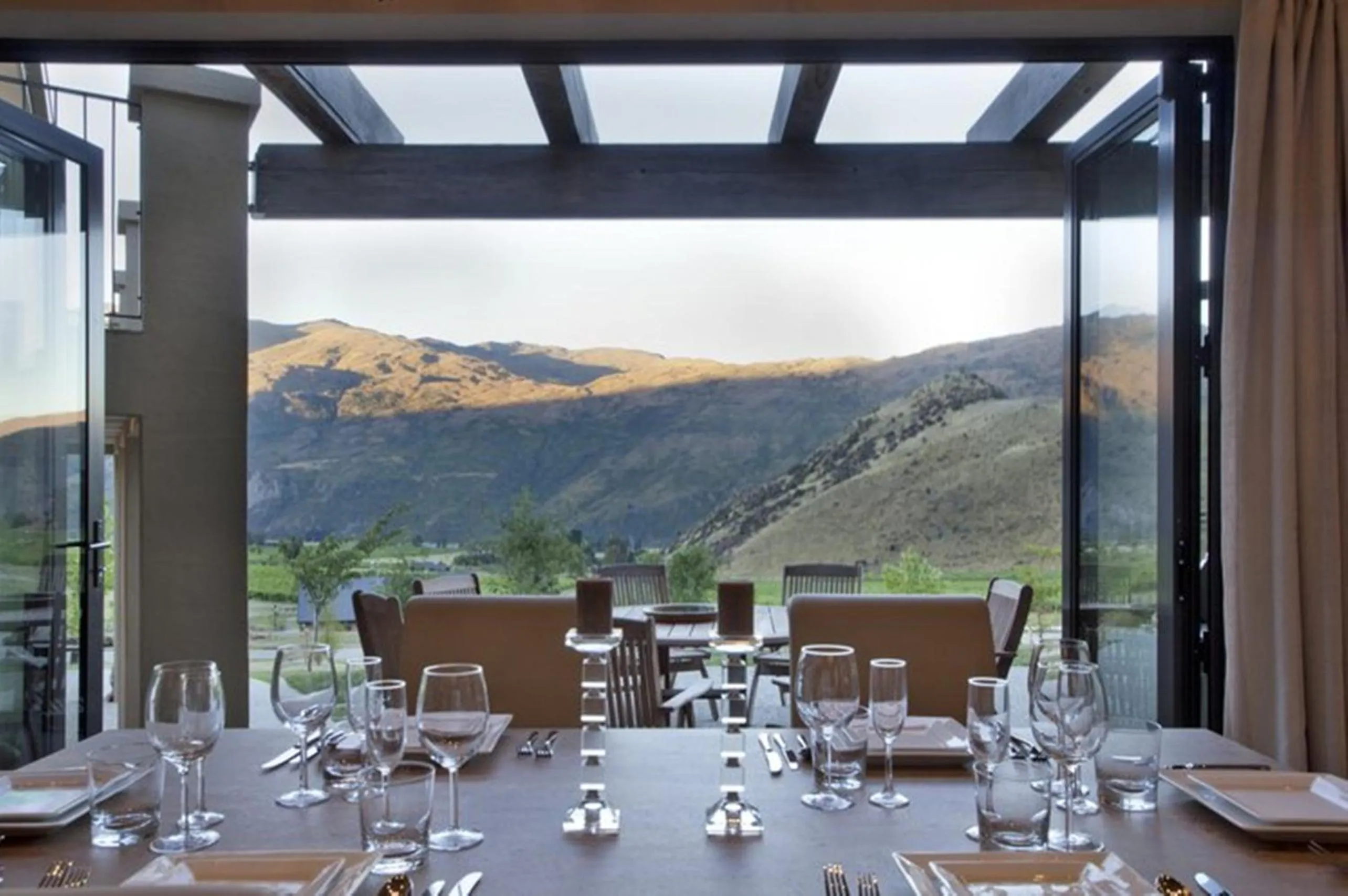 Mountain view in Gibbston House Boutique B&B