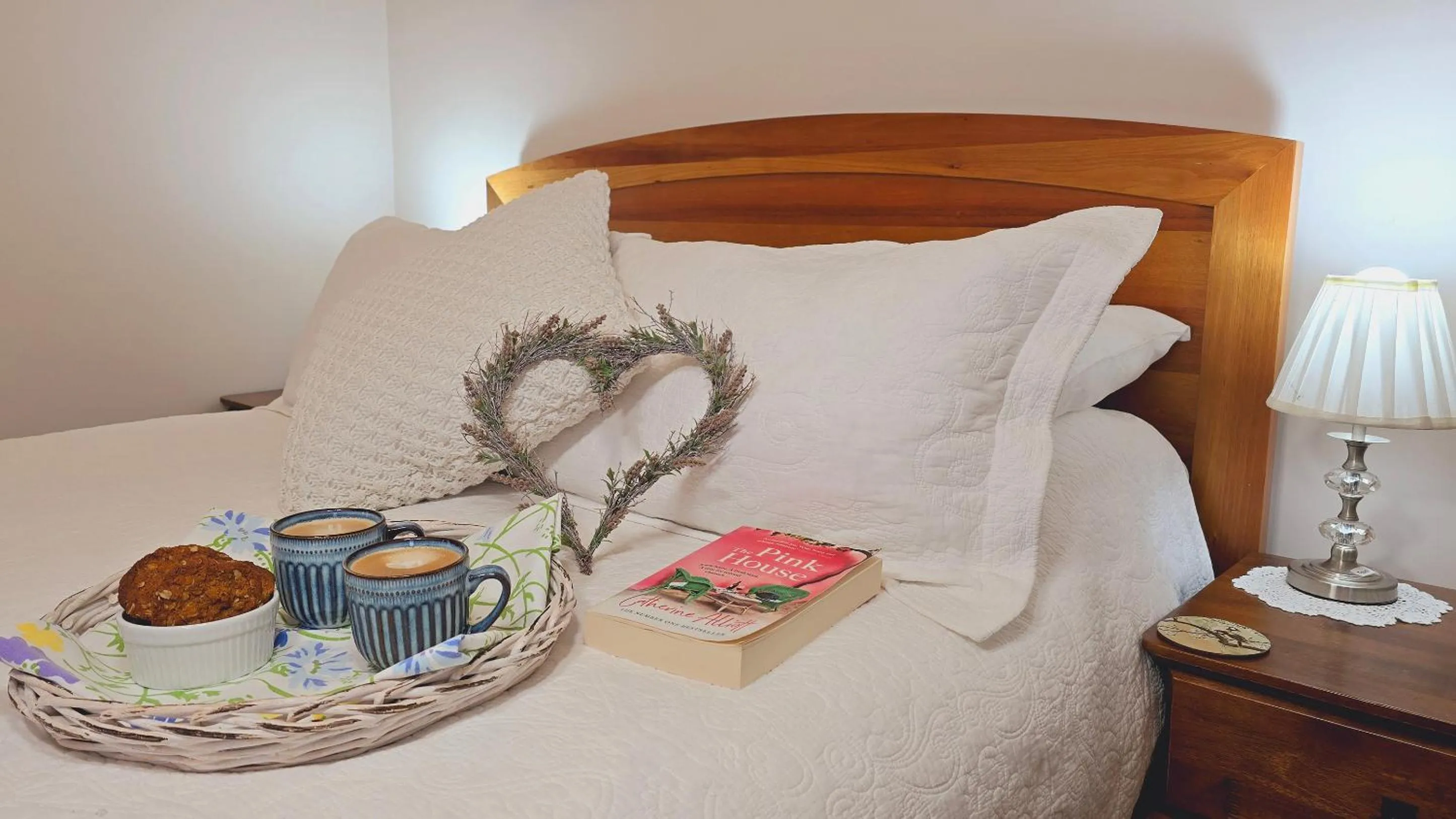 Decorative detail, Bed in Grace Cottages